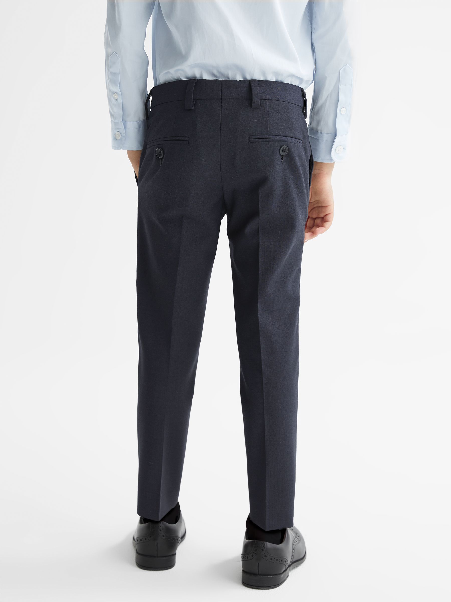 4-9 yrs Wool-Blend Suit Trousers in Navy