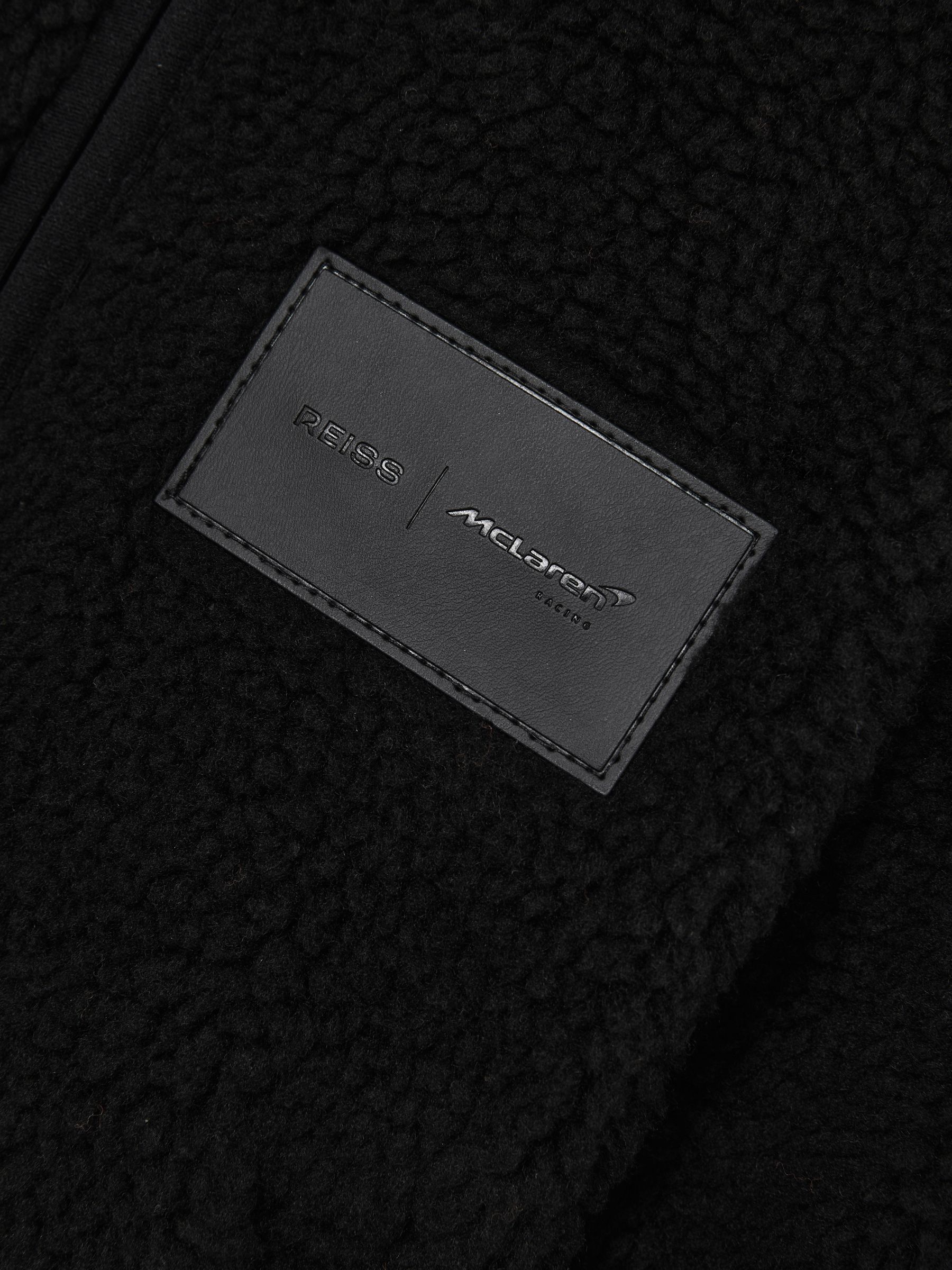 3-9 yrs Unisex Fit McLaren F1 Team Embroidered Fleece Jacket in Black