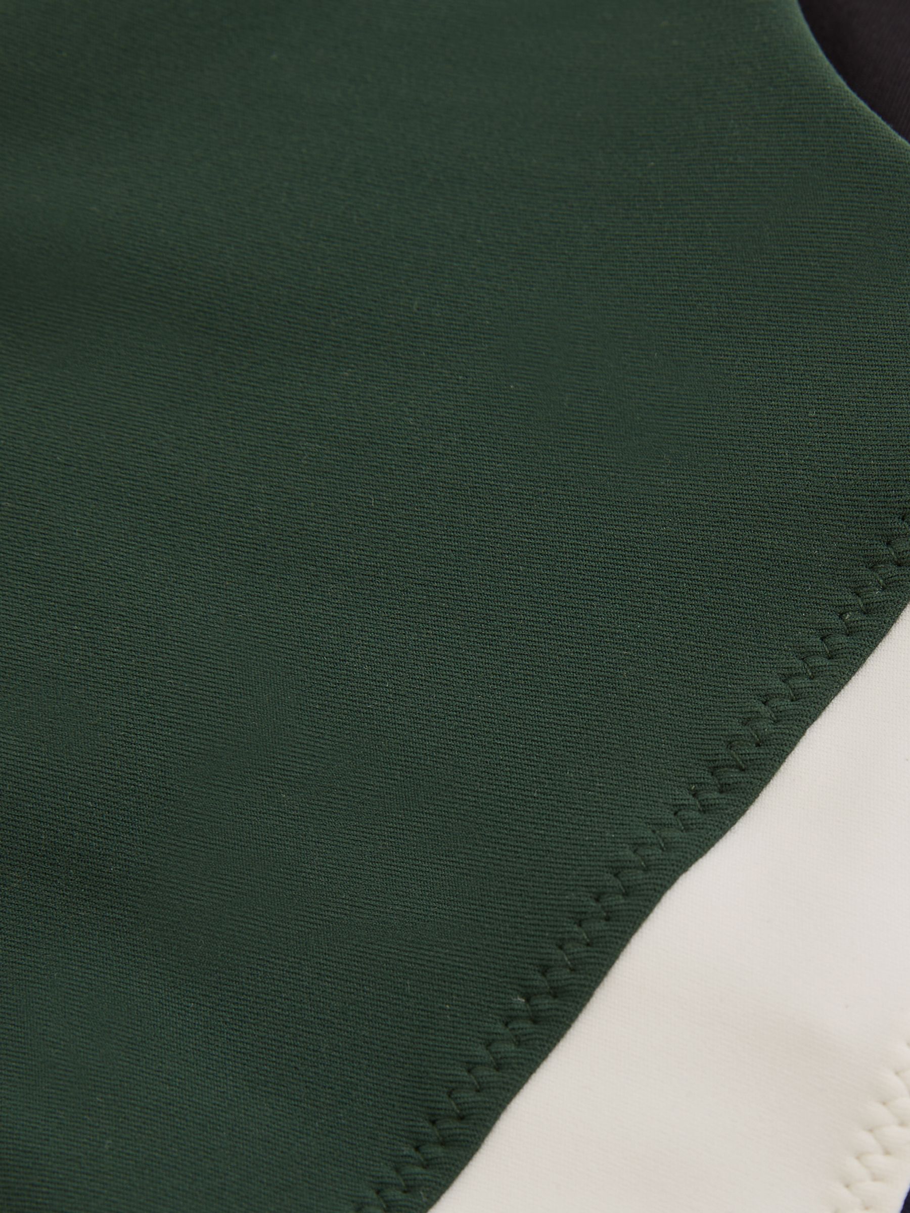 V-Neck Sports Bra in Green