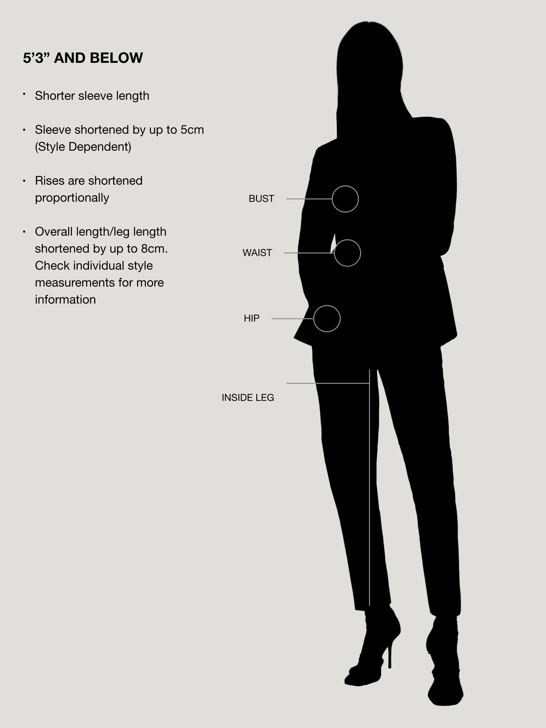 Petite Flared Suit Trousers in Black