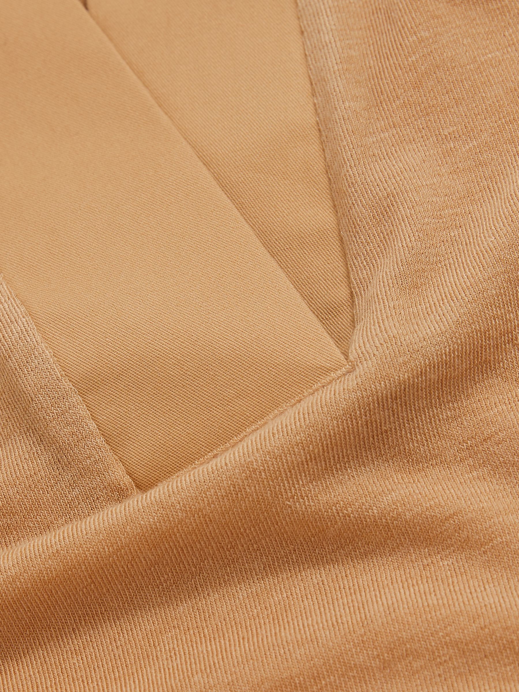 Reiss | Les 100 Ciels Polo Shirt With Cashmere in Tan