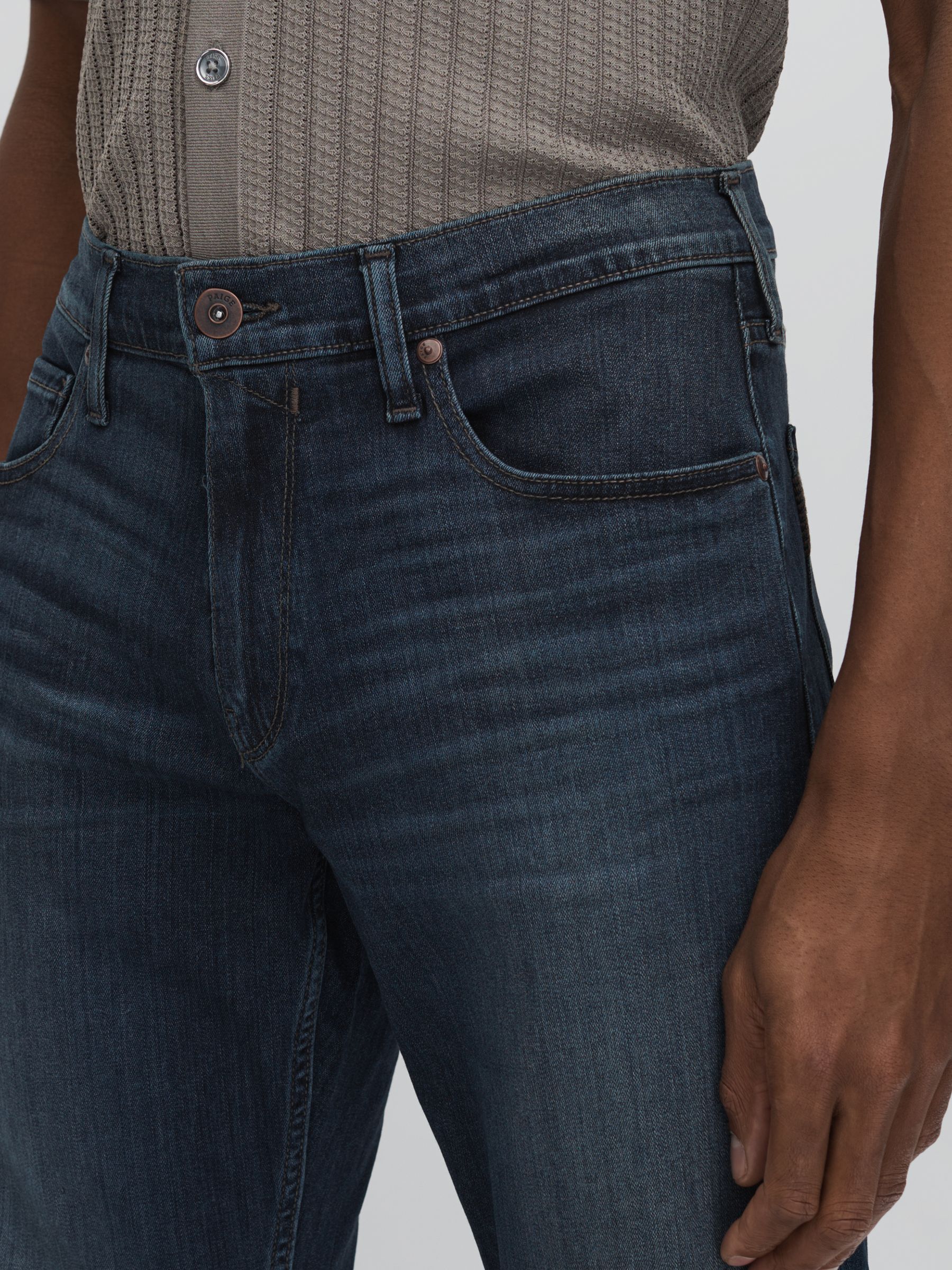 Paige Straight Leg Jeans in Rodriguez