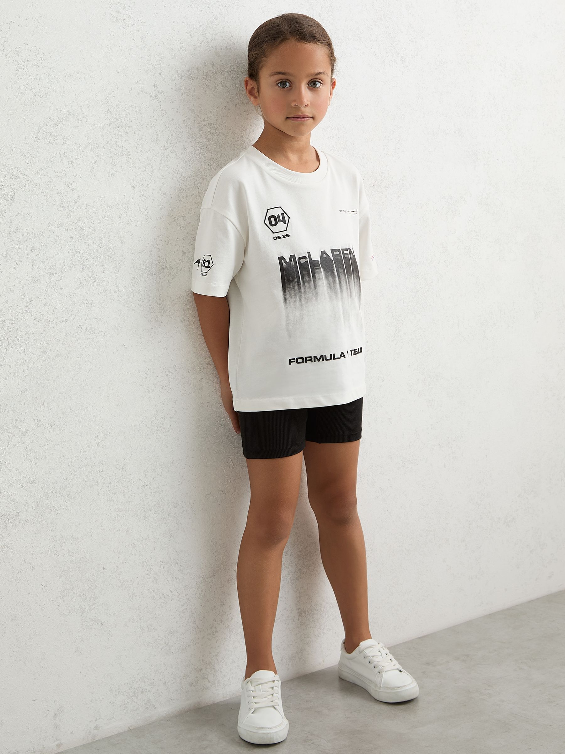 9-13 yrs McLaren F1 Team British GP T-Shirt Unisex Fit in White