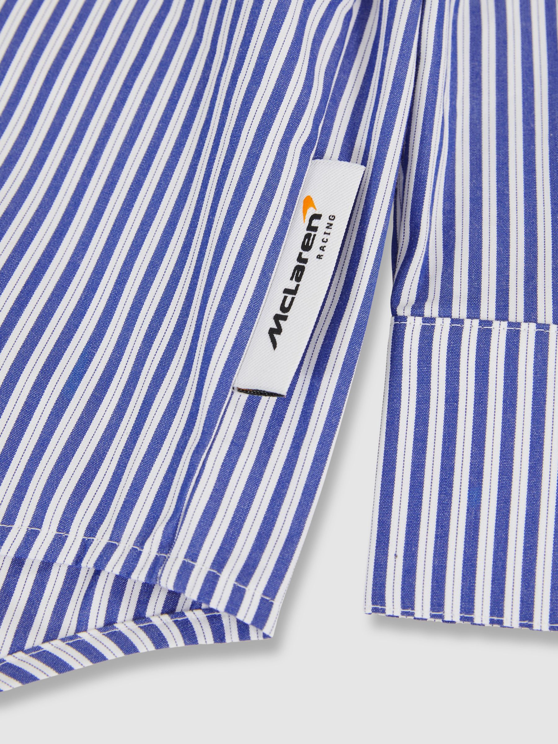 3-9 yrs McLaren F1 Team Cotton Stripe Shirt in Blue/White