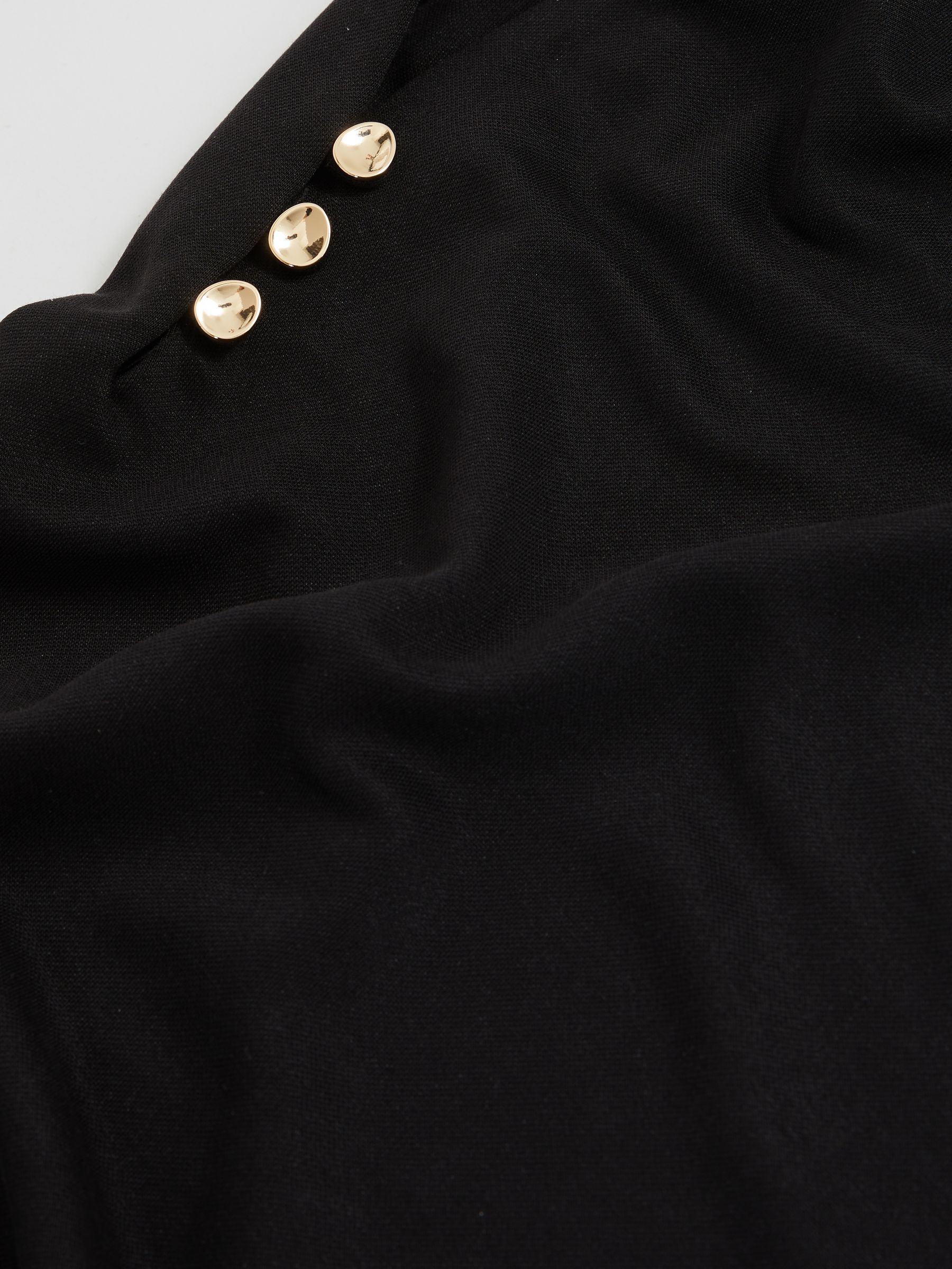 Acler Jersey Draped Midi Dress in Black