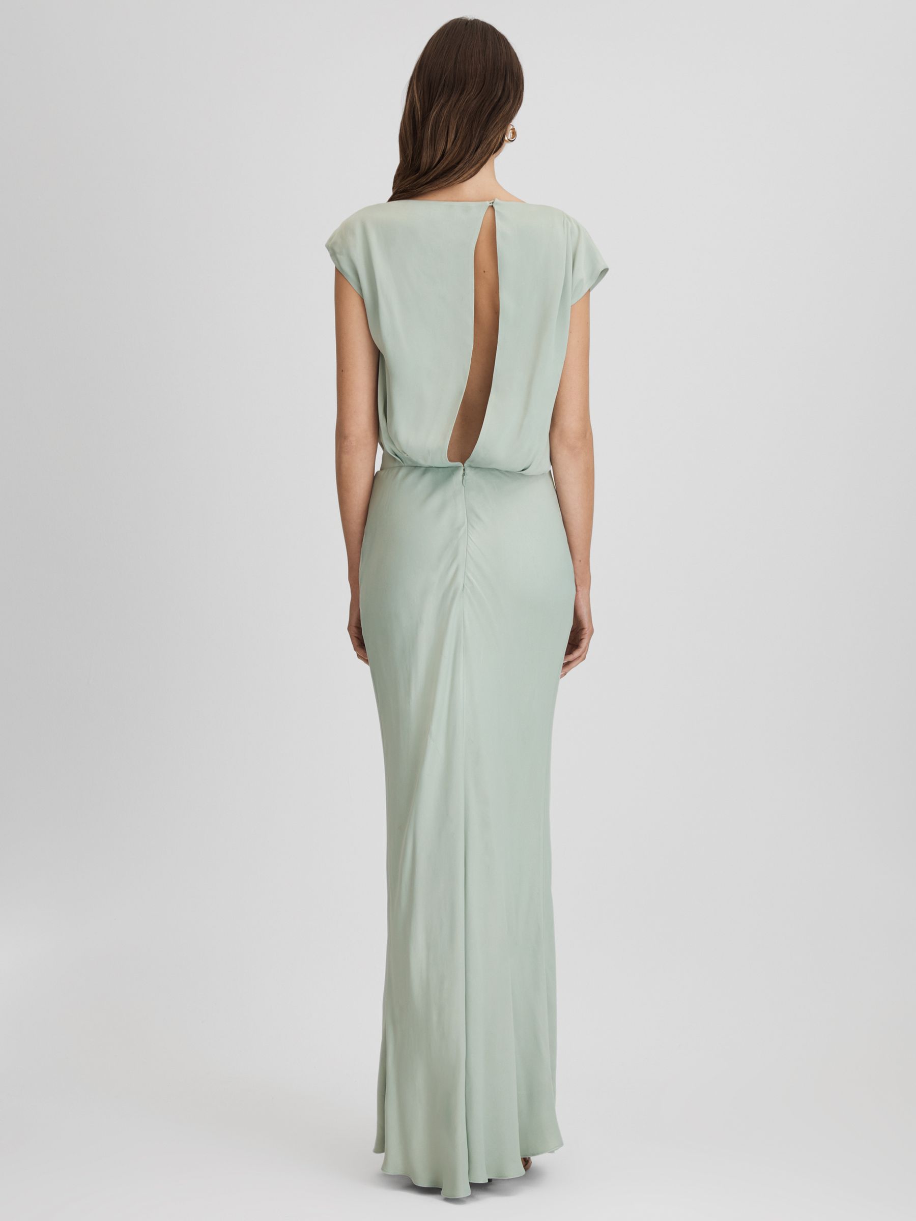 Draped Maxi Dress in Sage