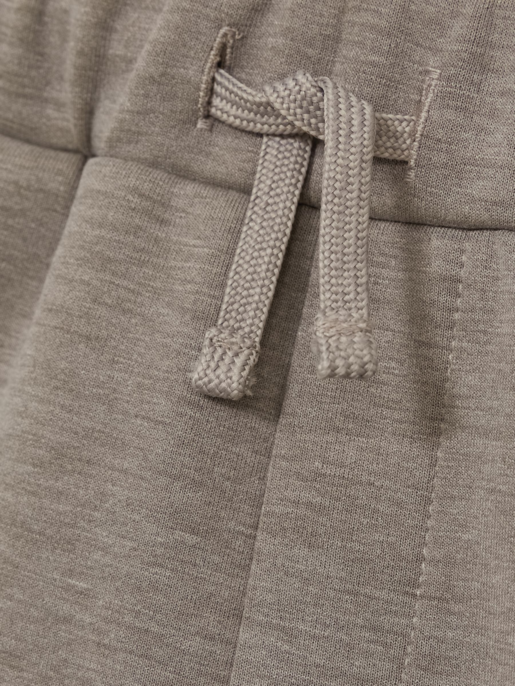 9-13 yrs Interlock-Jersey Cargo Shorts in Taupe Brown