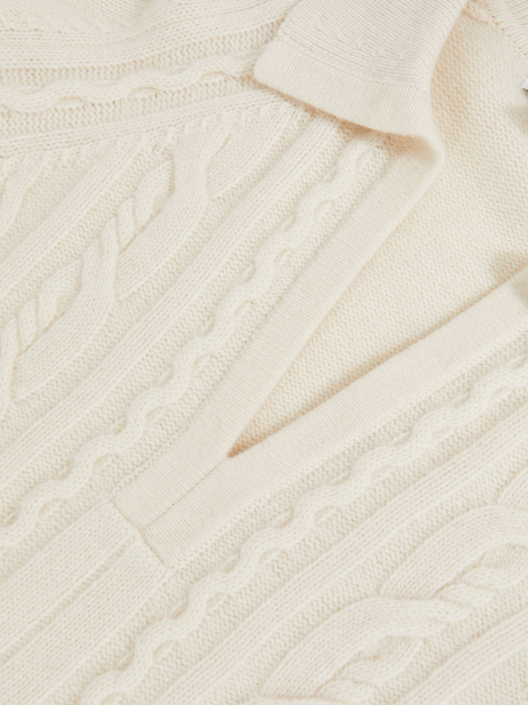 Cable Stitch Jumper in Ivory