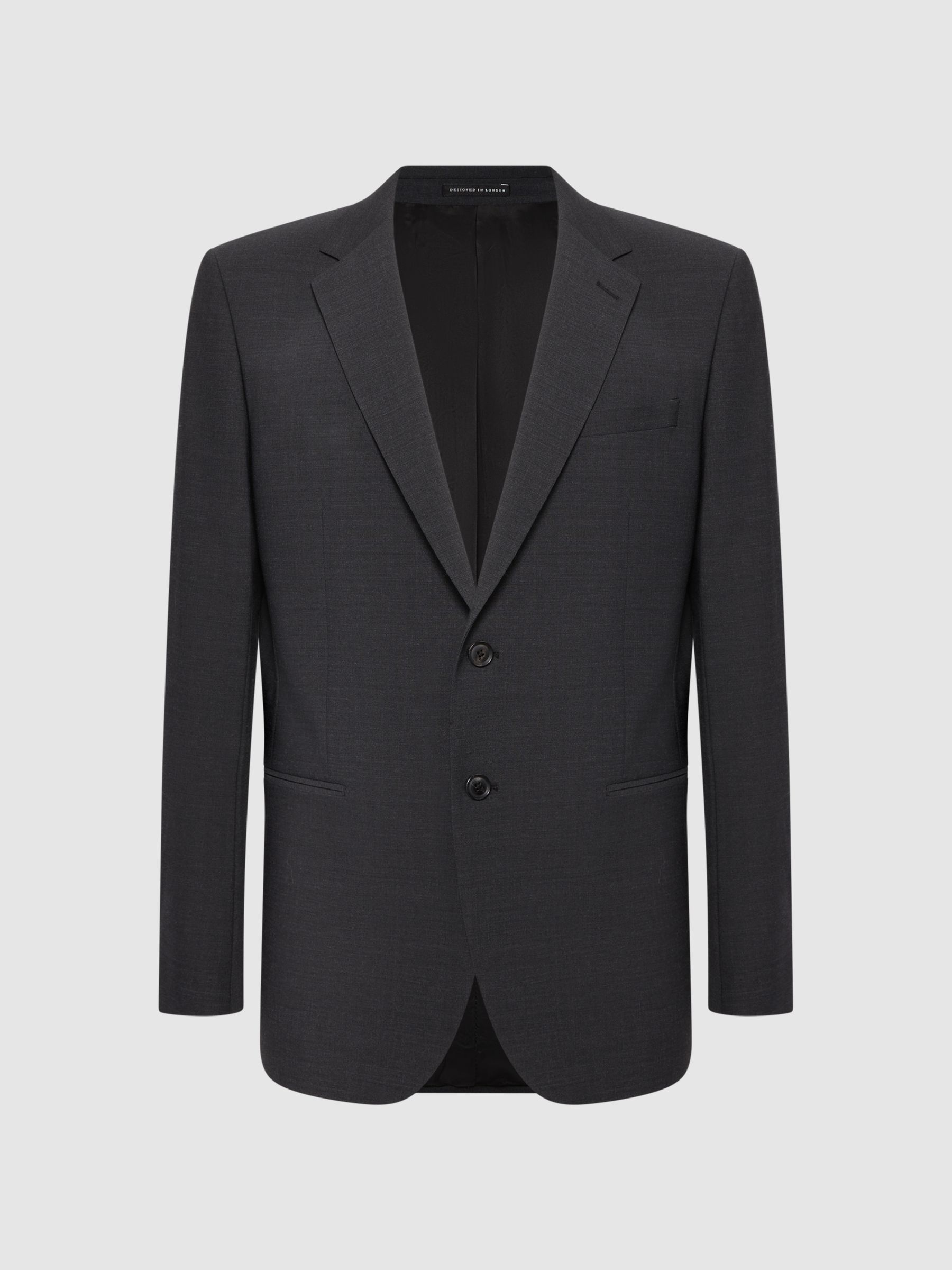 Modern Fit Travel Blazer in Charcoal