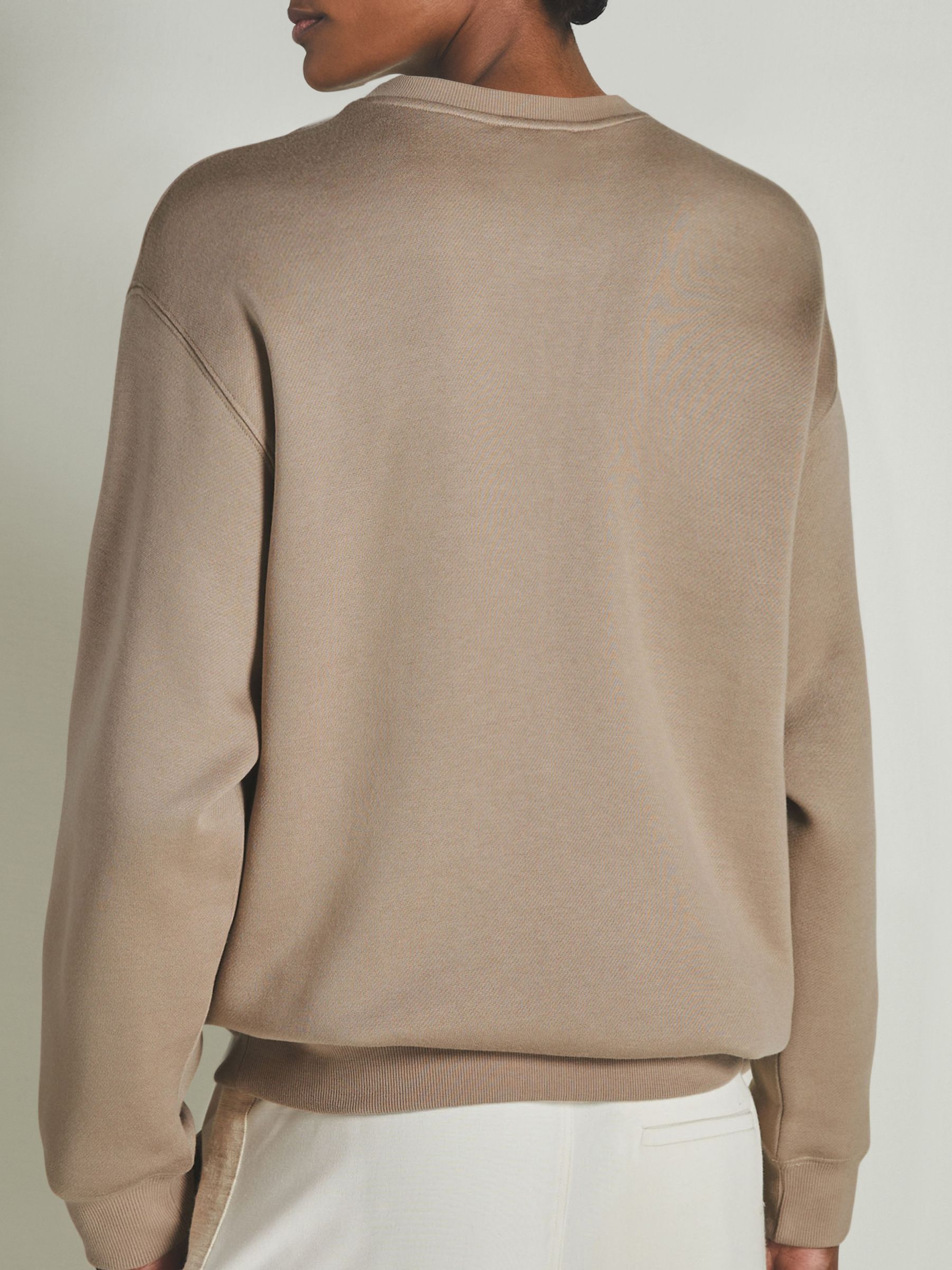 Reiss | Les 100 Ciels Oversized Sweatshirt in Camel