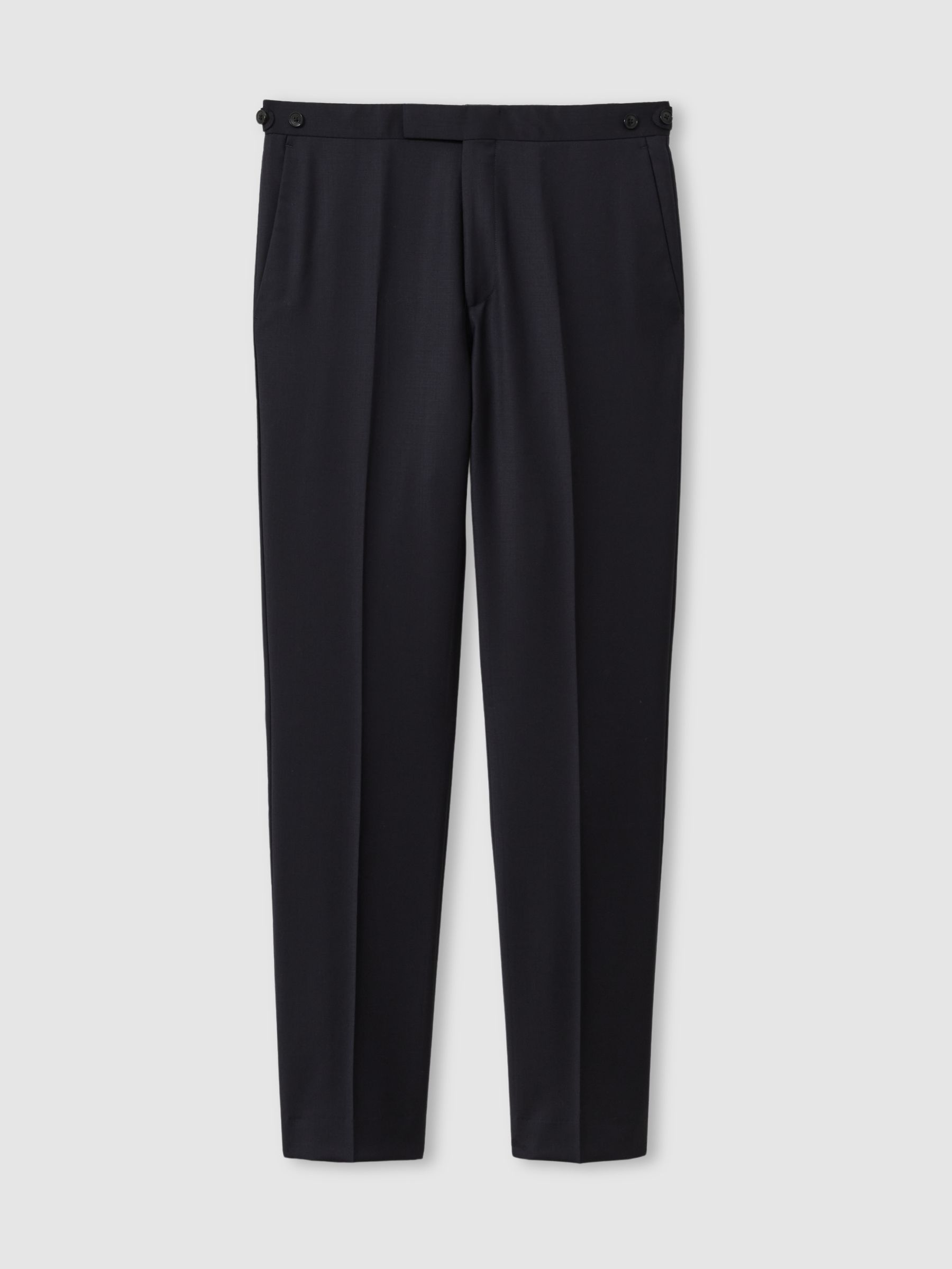 Slim-Fit Wool Suit Trousers in Navy