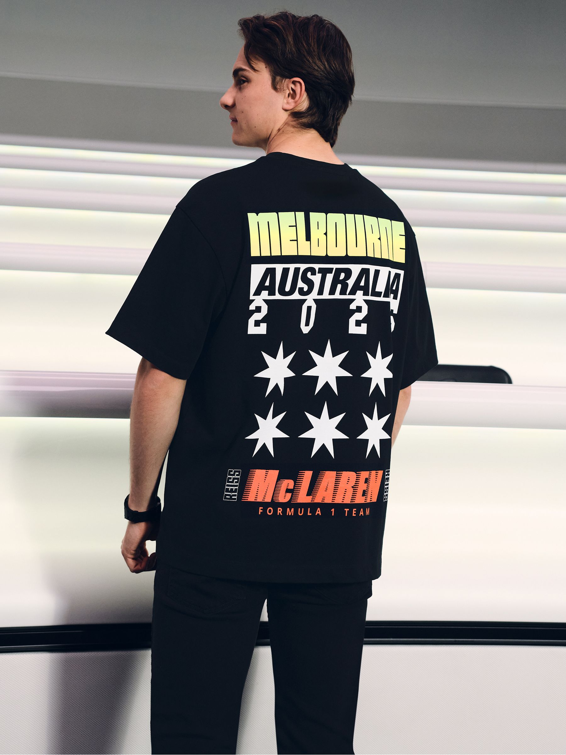 McLaren F1 Team Melbourne GP T-Shirt in Black