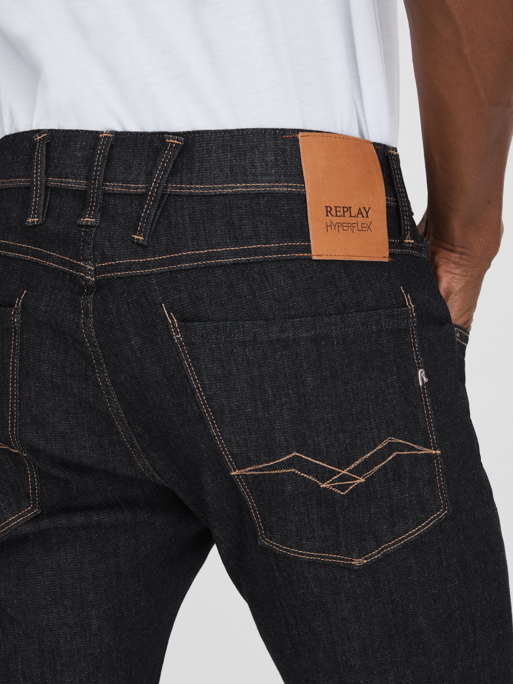 Replay Slim Fit Jeans in Dark Blue