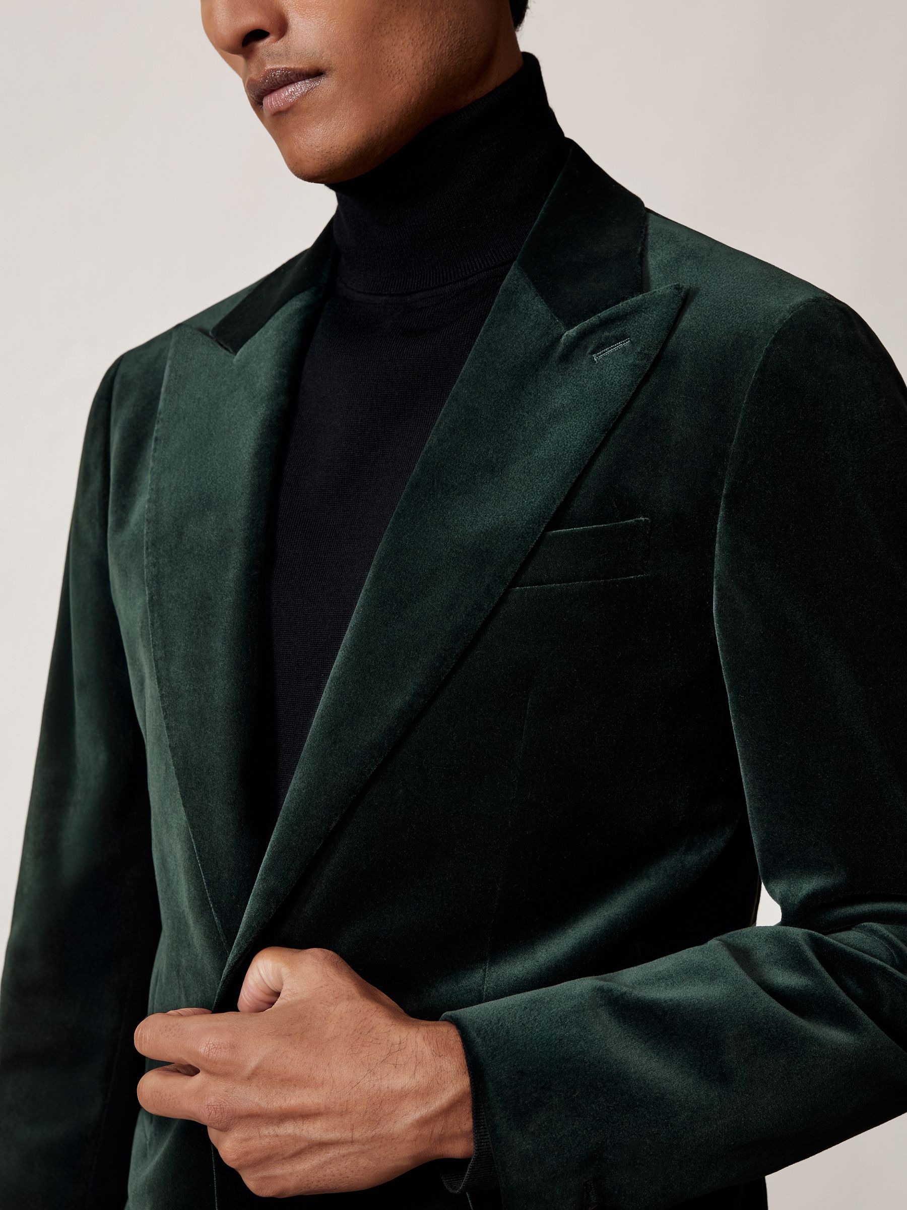 Jacket in Emerald Green