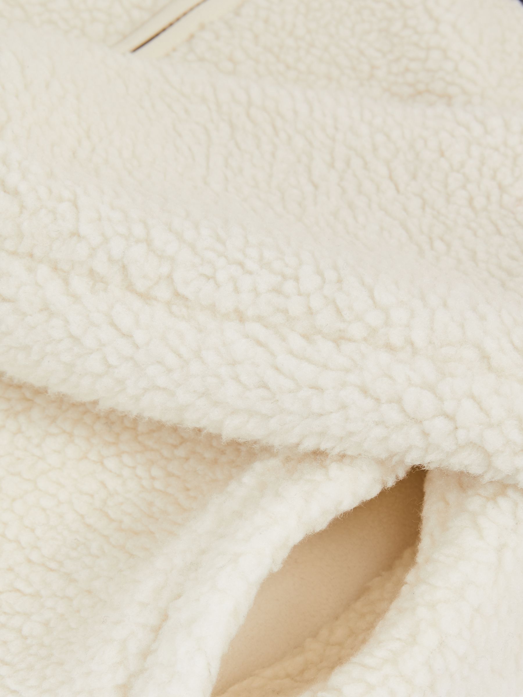 McLaren F1 Team Embroidered Fleece Jacket Unisex Fit in Off White