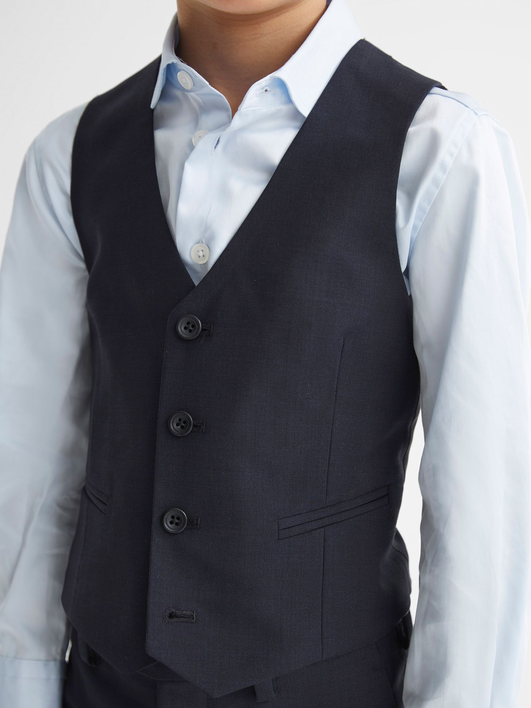 4-9 yrs Modern Fit Waistcoat in Navy