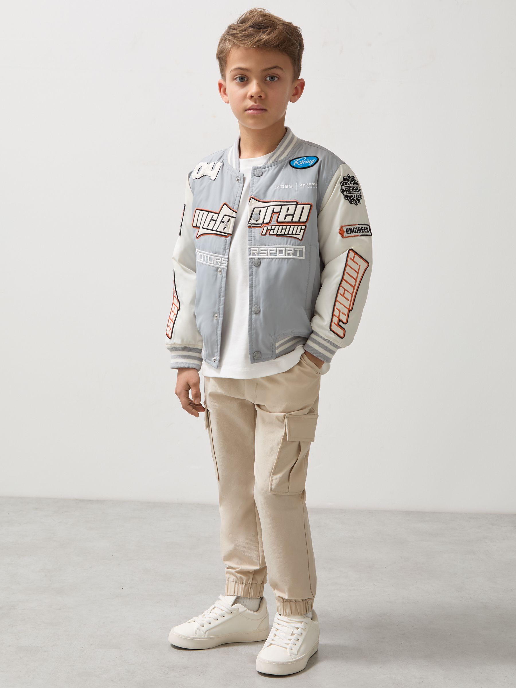 3-9 yrs McLaren F1 Team Bomber Jacket Unisex Fit in Blue Tones