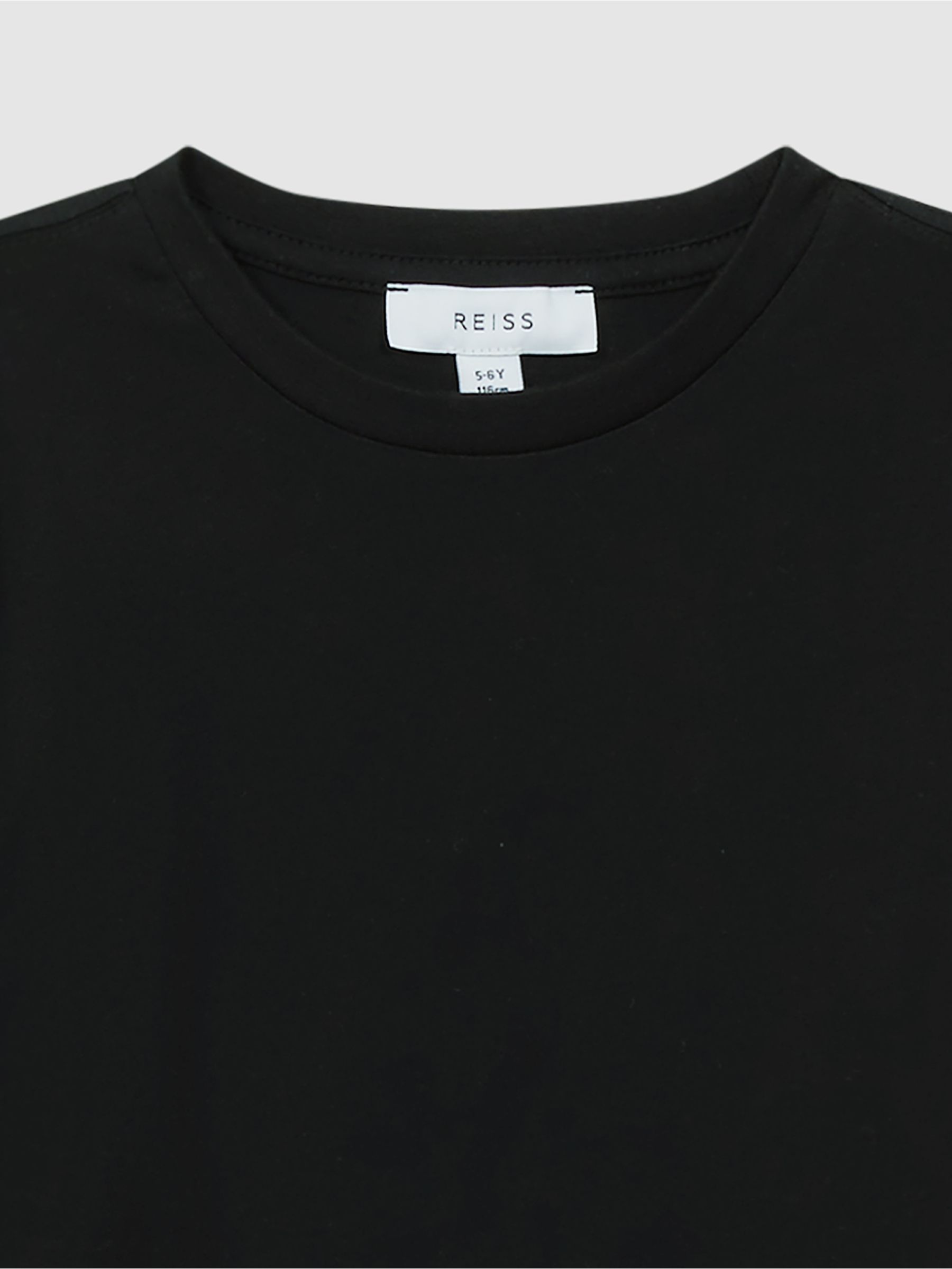 3-9 yrs Crew Neck T-Shirt in Black