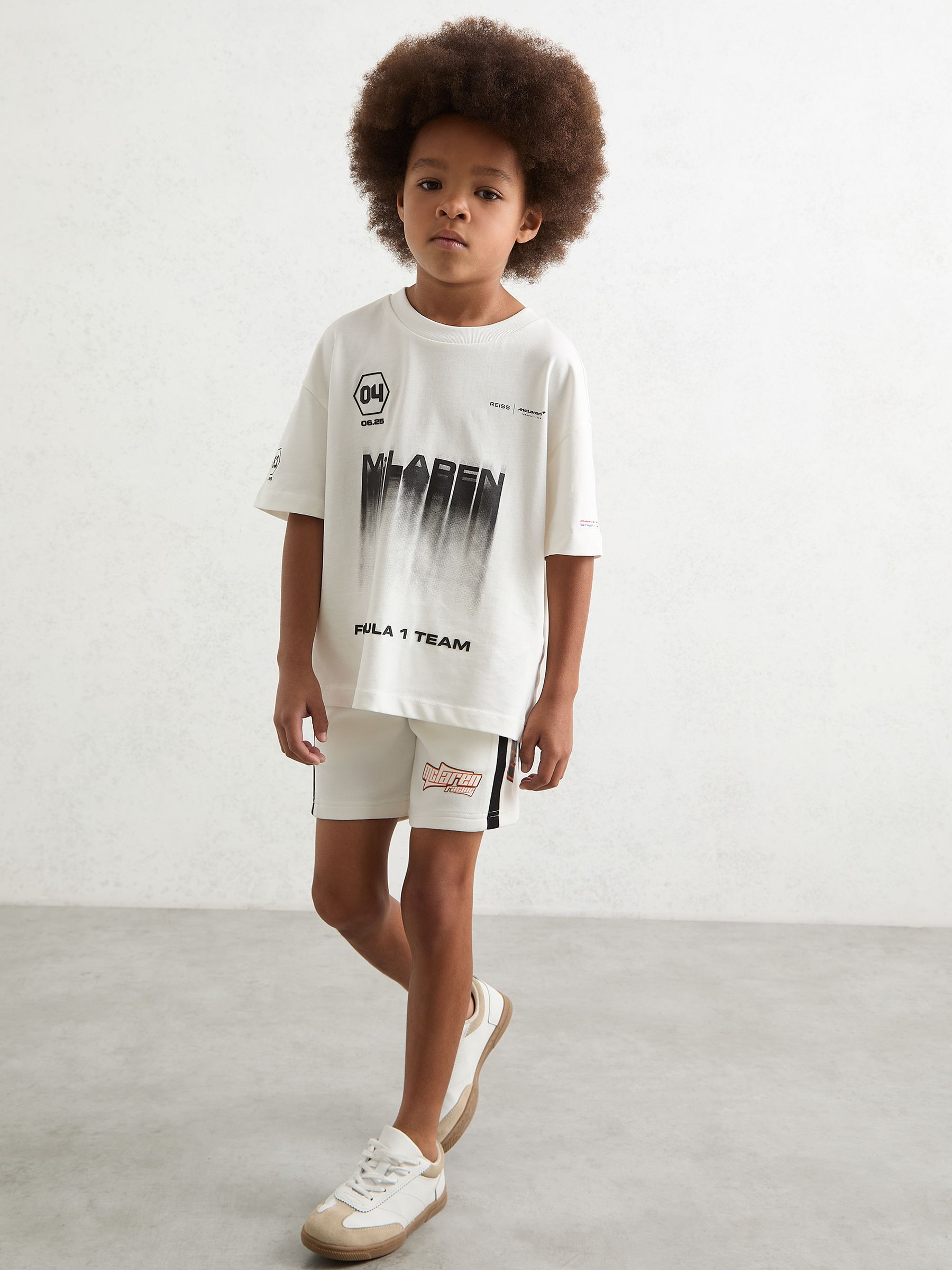 9-13 yrs McLaren F1 Team British GP T-Shirt Unisex Fit in White