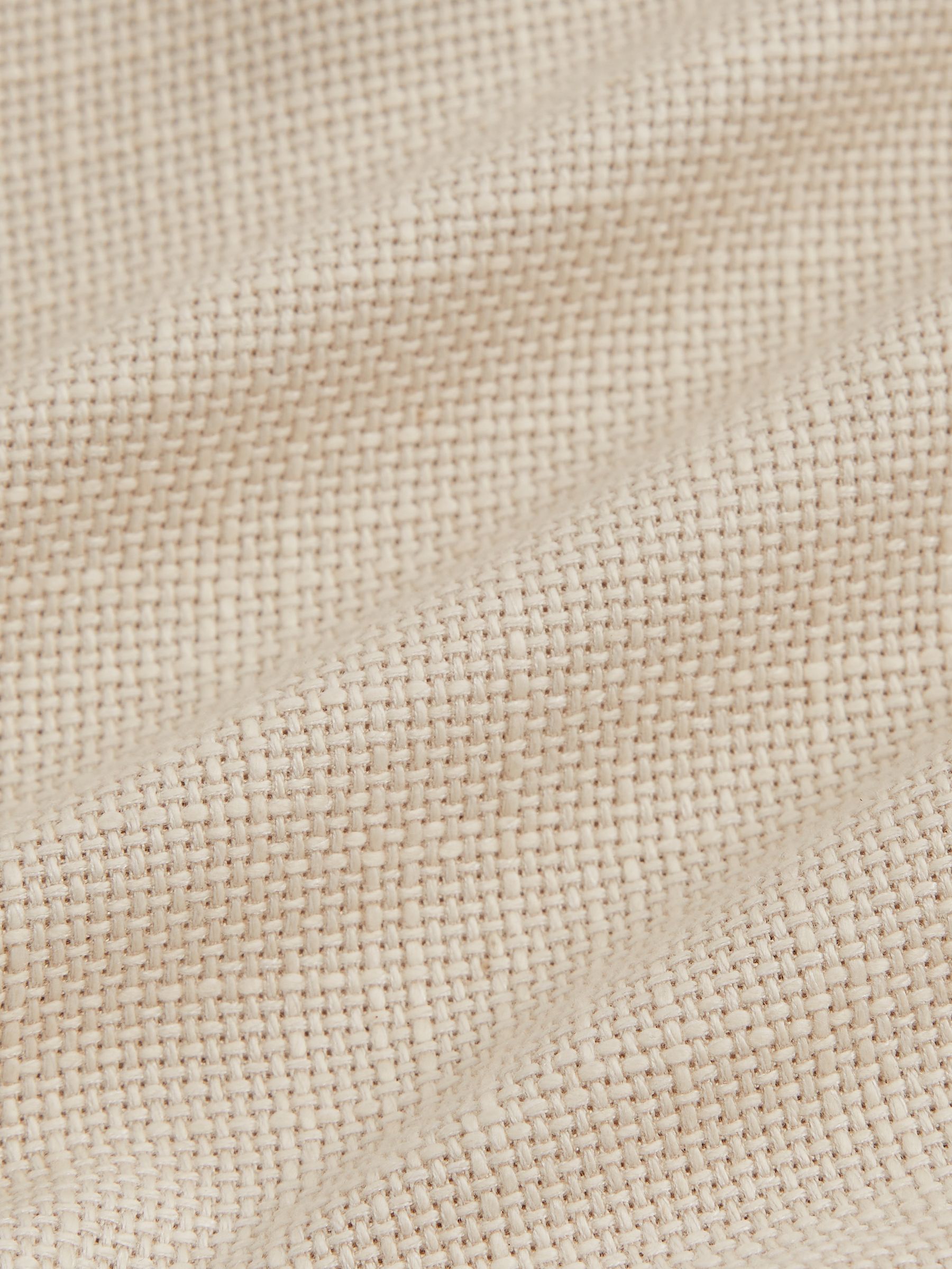 Slim Fit Single Breasted Textured Blazer with Cotton in Stone