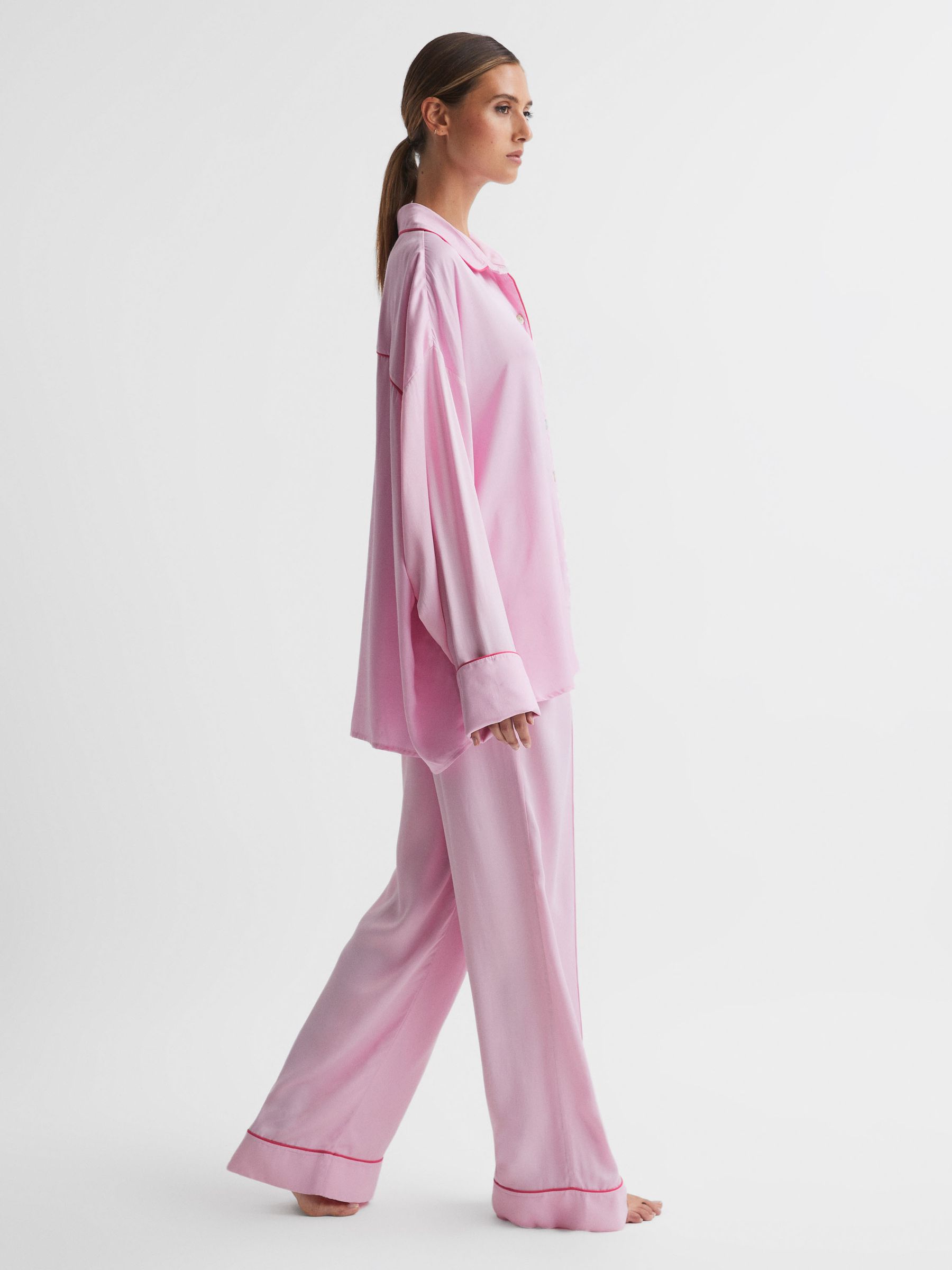 Sleeper Relaxed Drawstring Trousers in Bubblegum