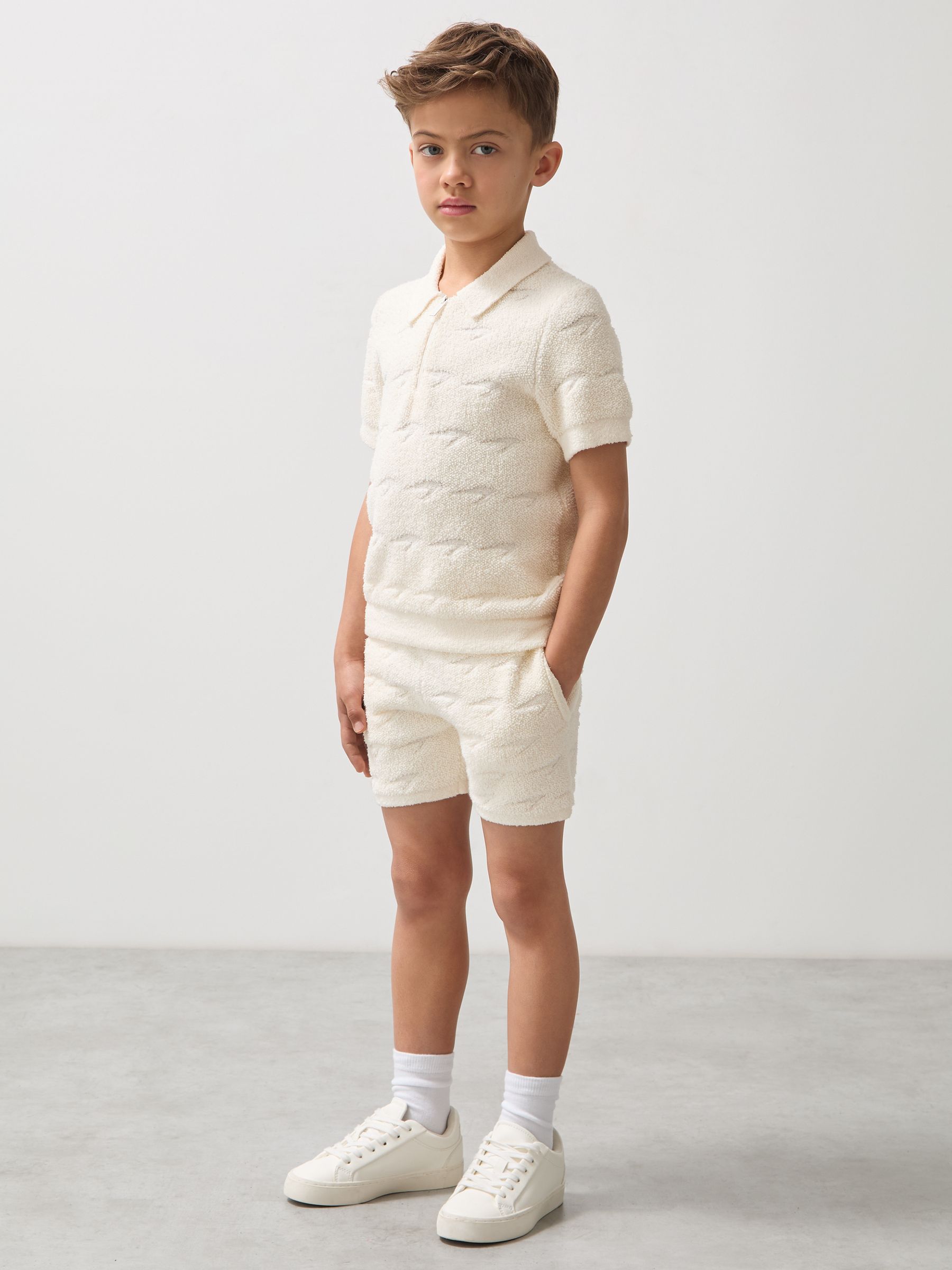 3-9 yrs McLaren F1 Team Speedmark Terry Shorts in White