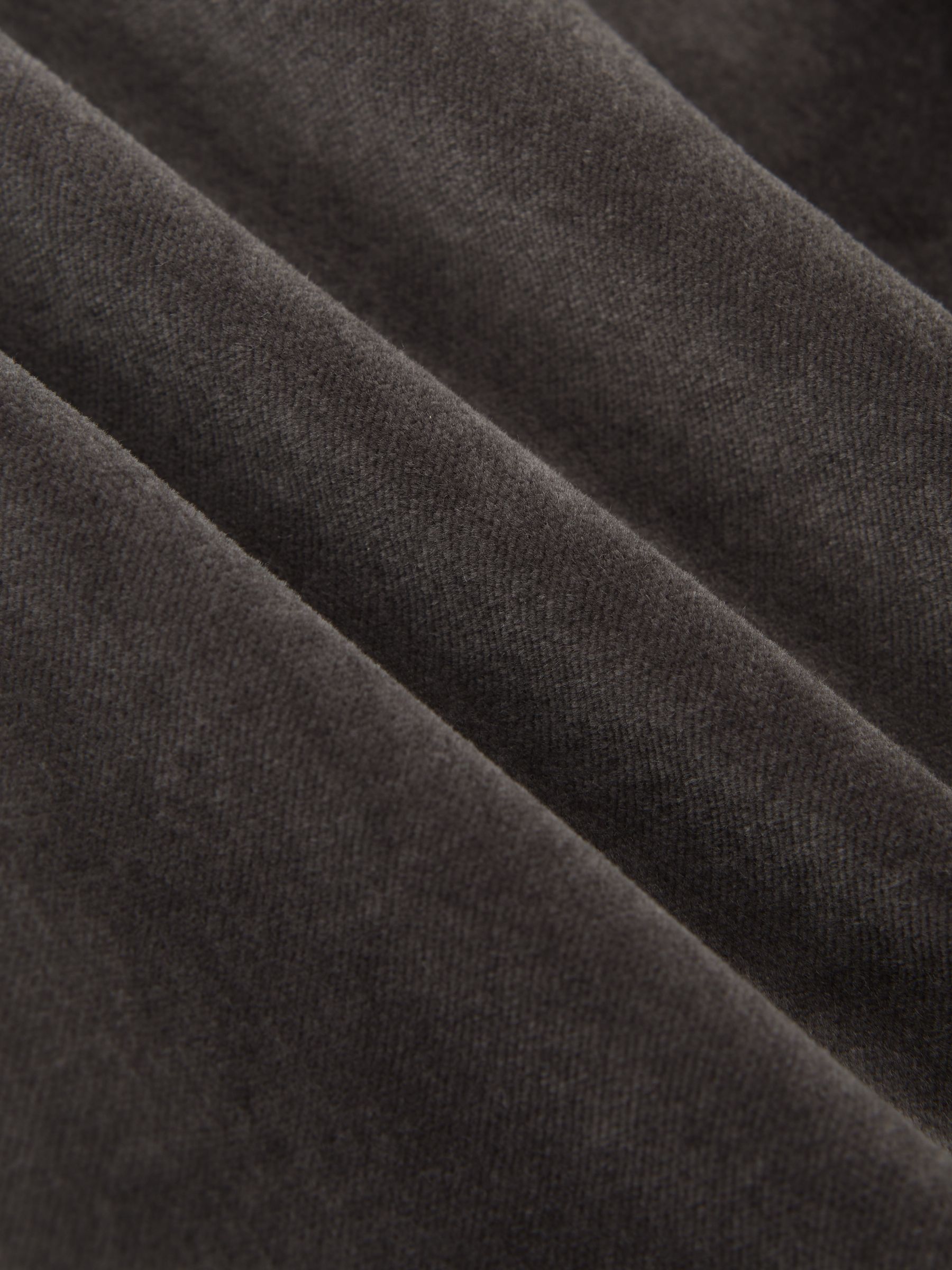 Single-Breasted Velvet Blazer Regular-Fit in Grey