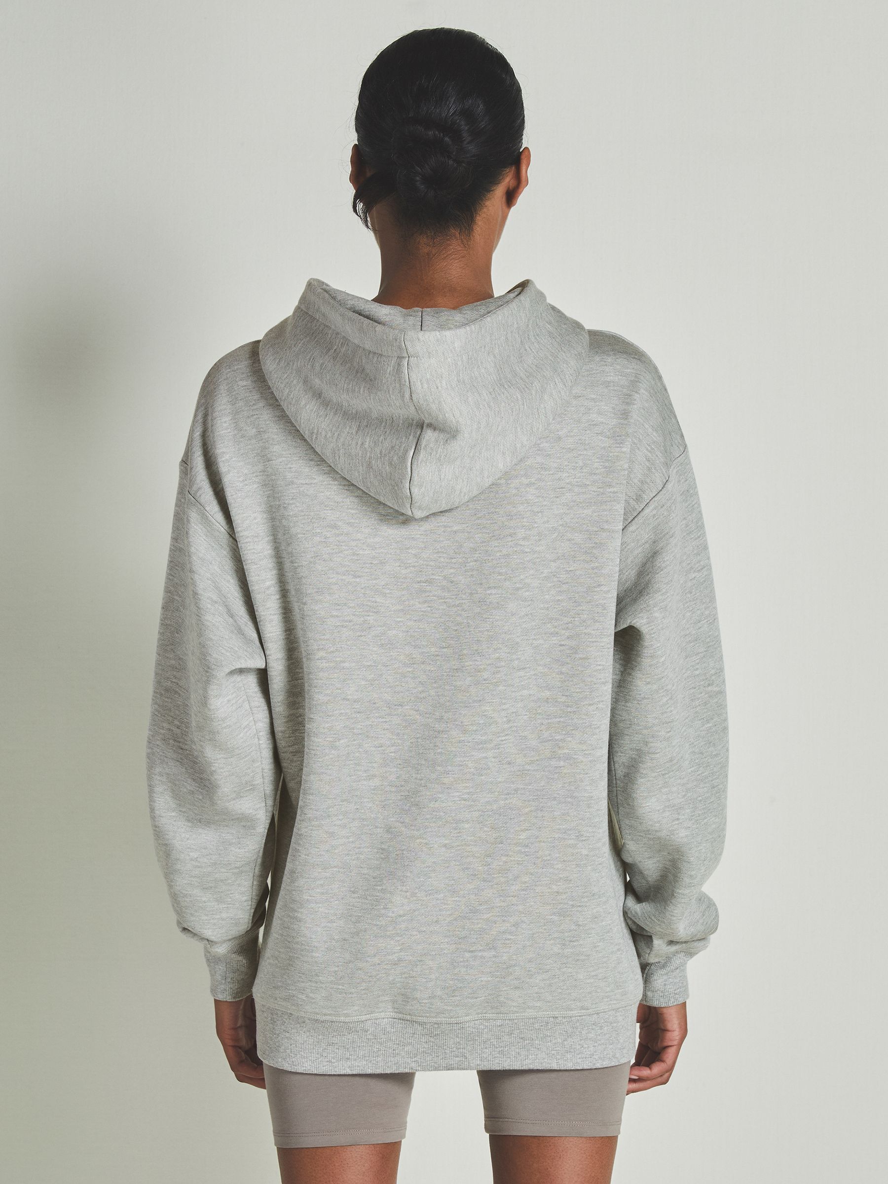 Reiss | Les 100 Ciels Modal-Blend Jersey Hoodie in Grey