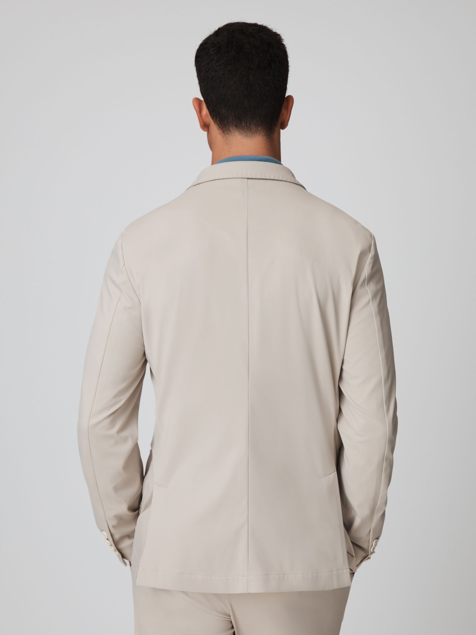 McLaren F1 Technical Single Breasted Blazer in Stone