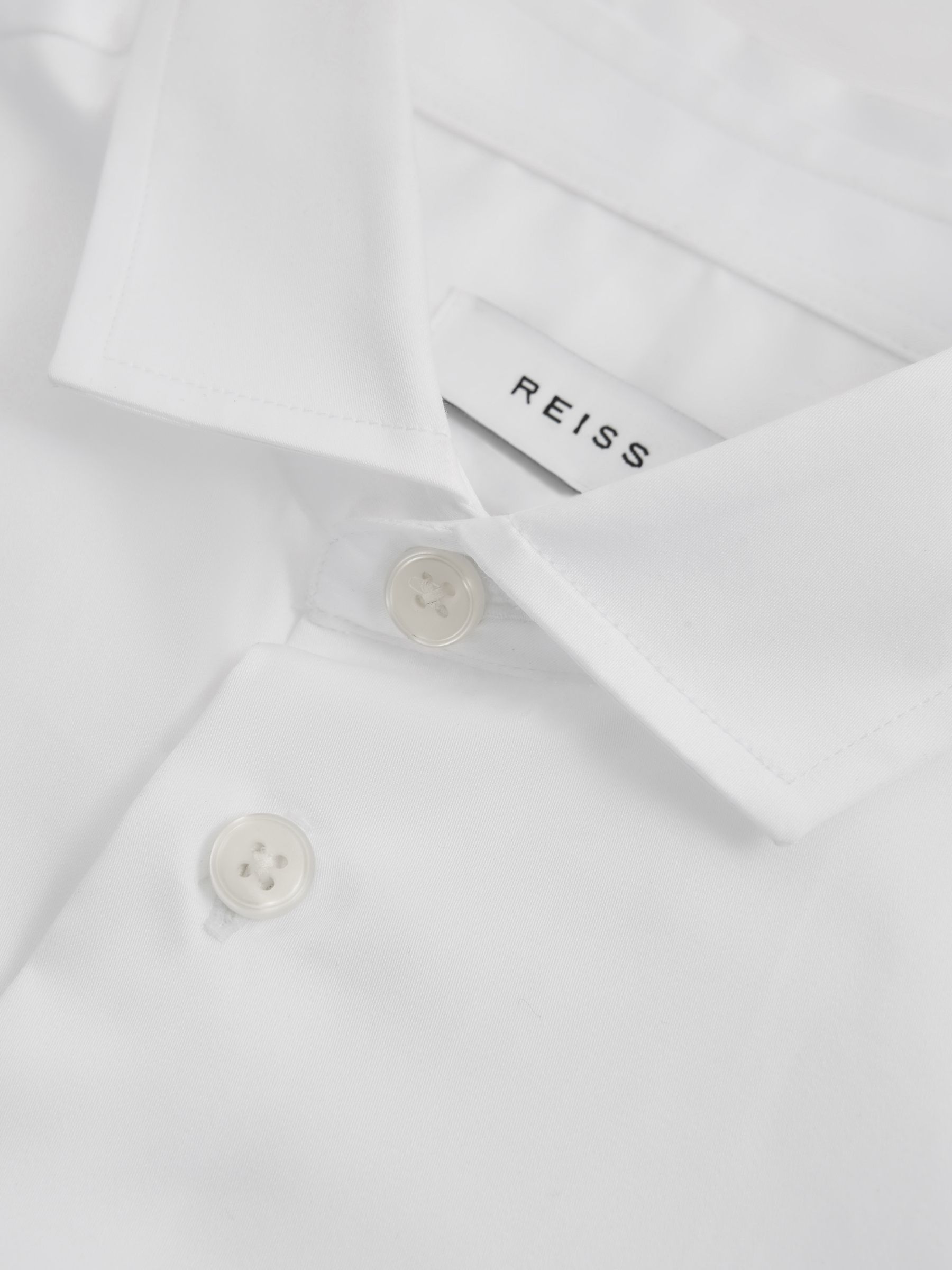 4-9 yrs Slim-Fit Cotton Shirt in White