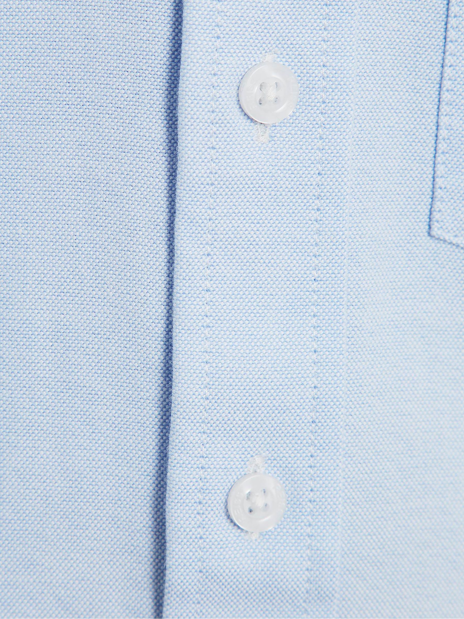 3-9 yrs Button Down Oxford Shirt in Soft Blue