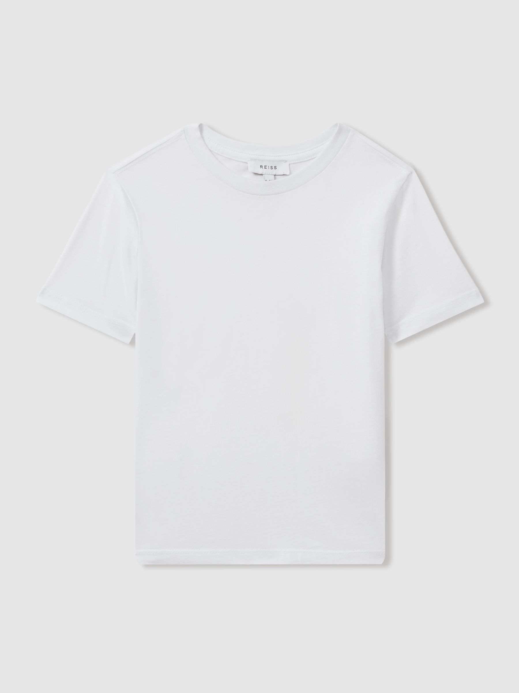 9-13 yrs Crew Neck T-Shirt in White