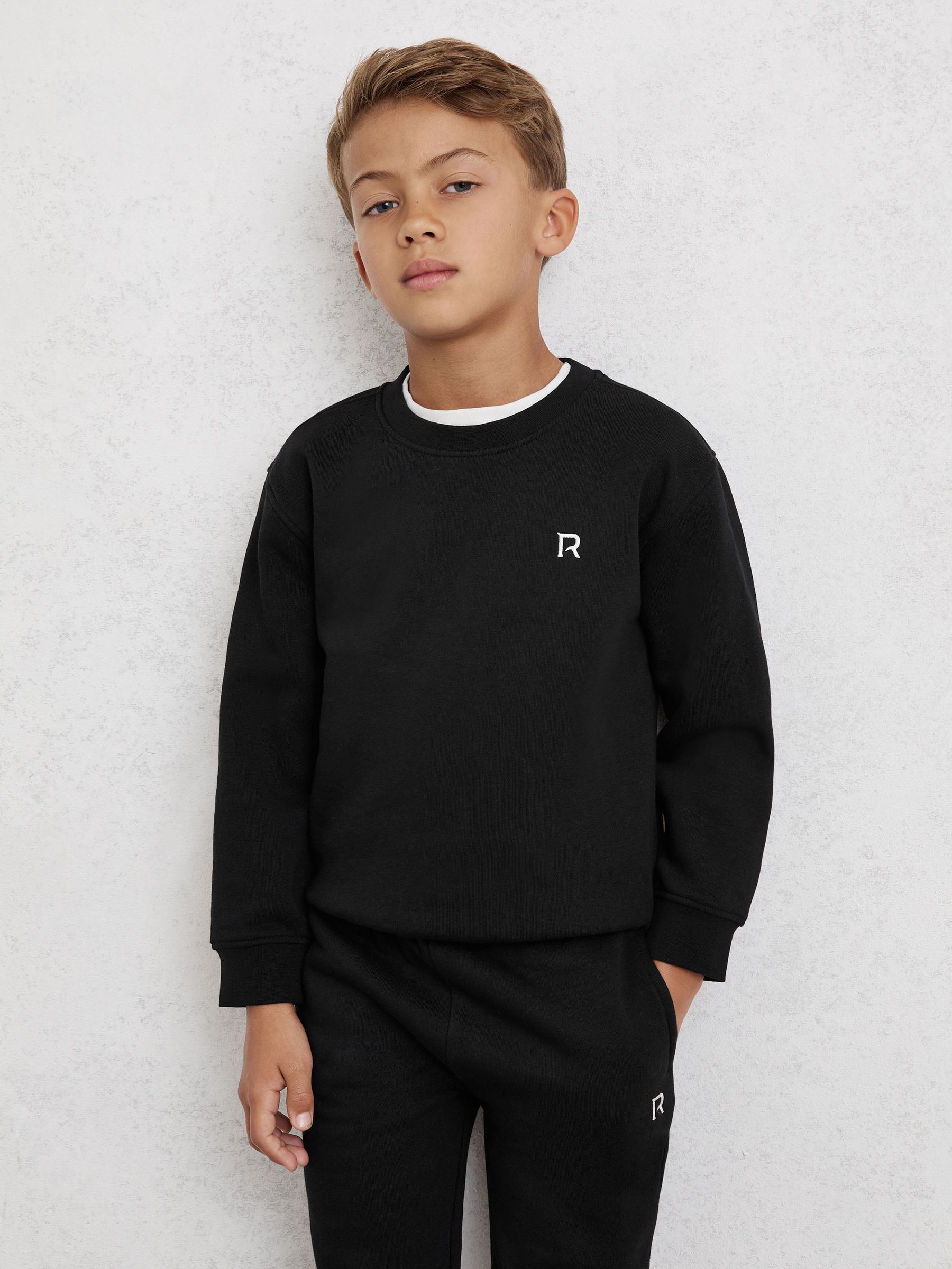 Top & Joggers Set in Black