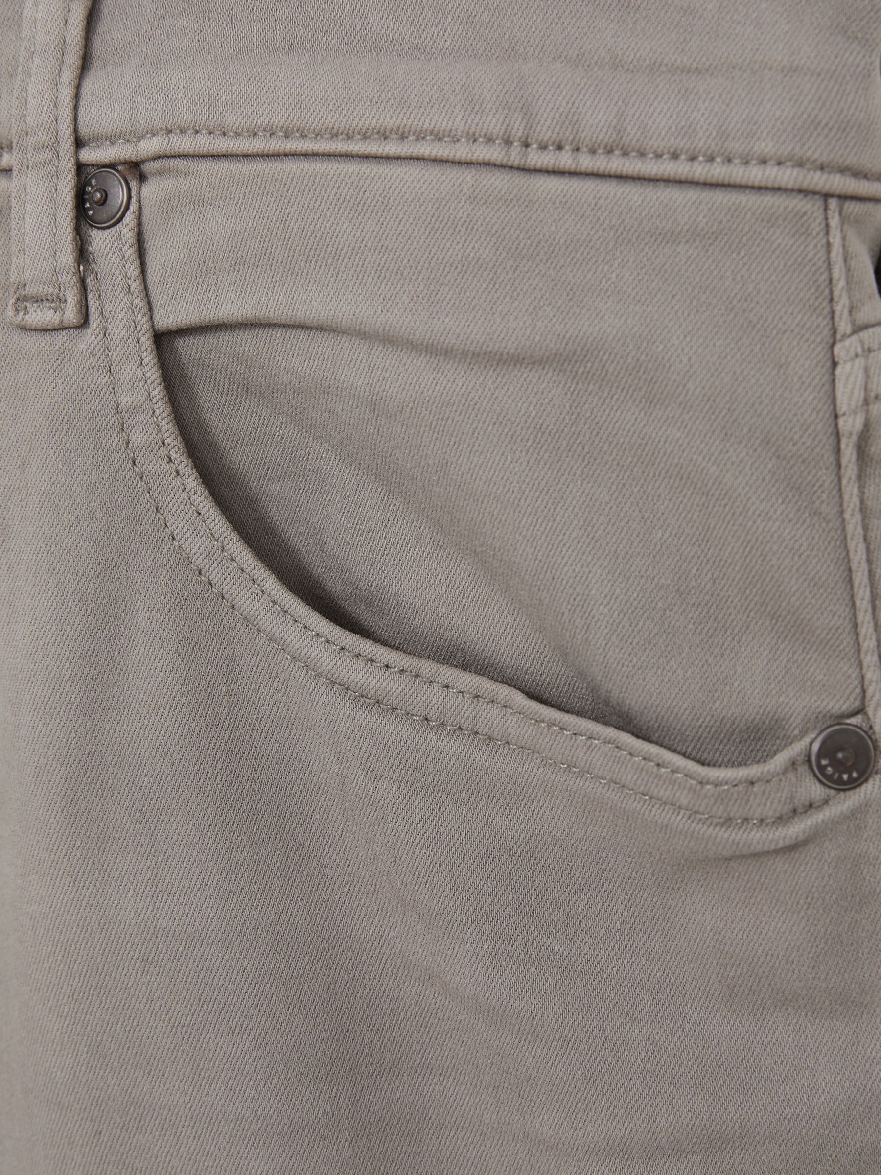 Paige Slim Straight-Leg Jeans in Silver Pearl