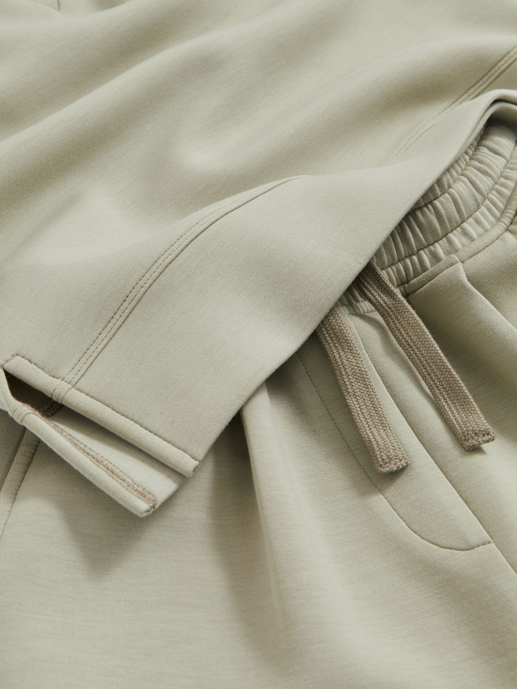 9-13 yrs Modal-Blend Sweatshirt And Shorts Set in Sage