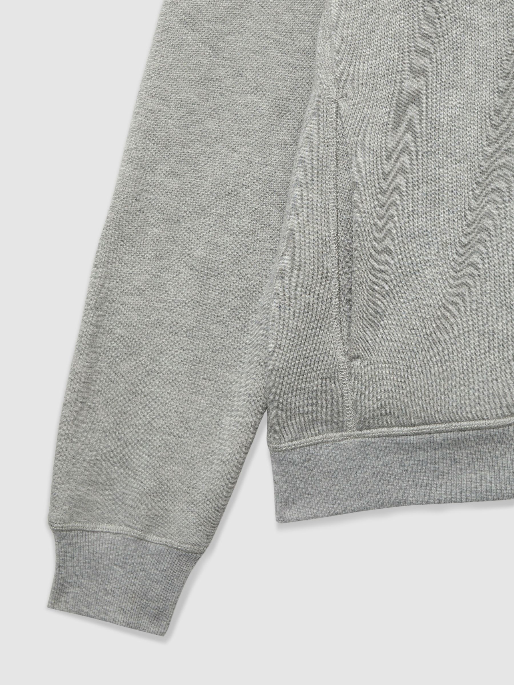 Reiss | Les 100 Ciels Modal-Blend Jersey Hoodie in Grey