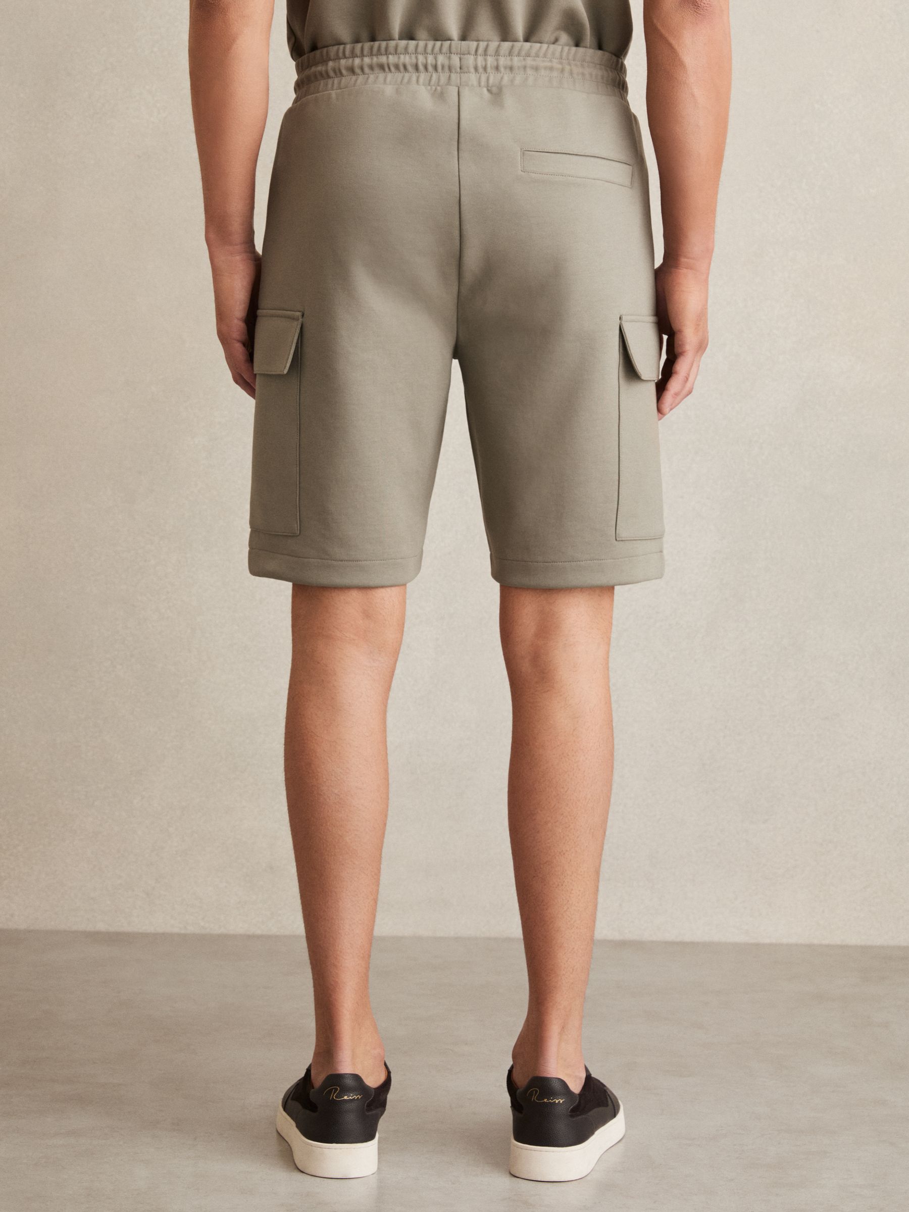 Interlock Cargo Shorts in Sage Green