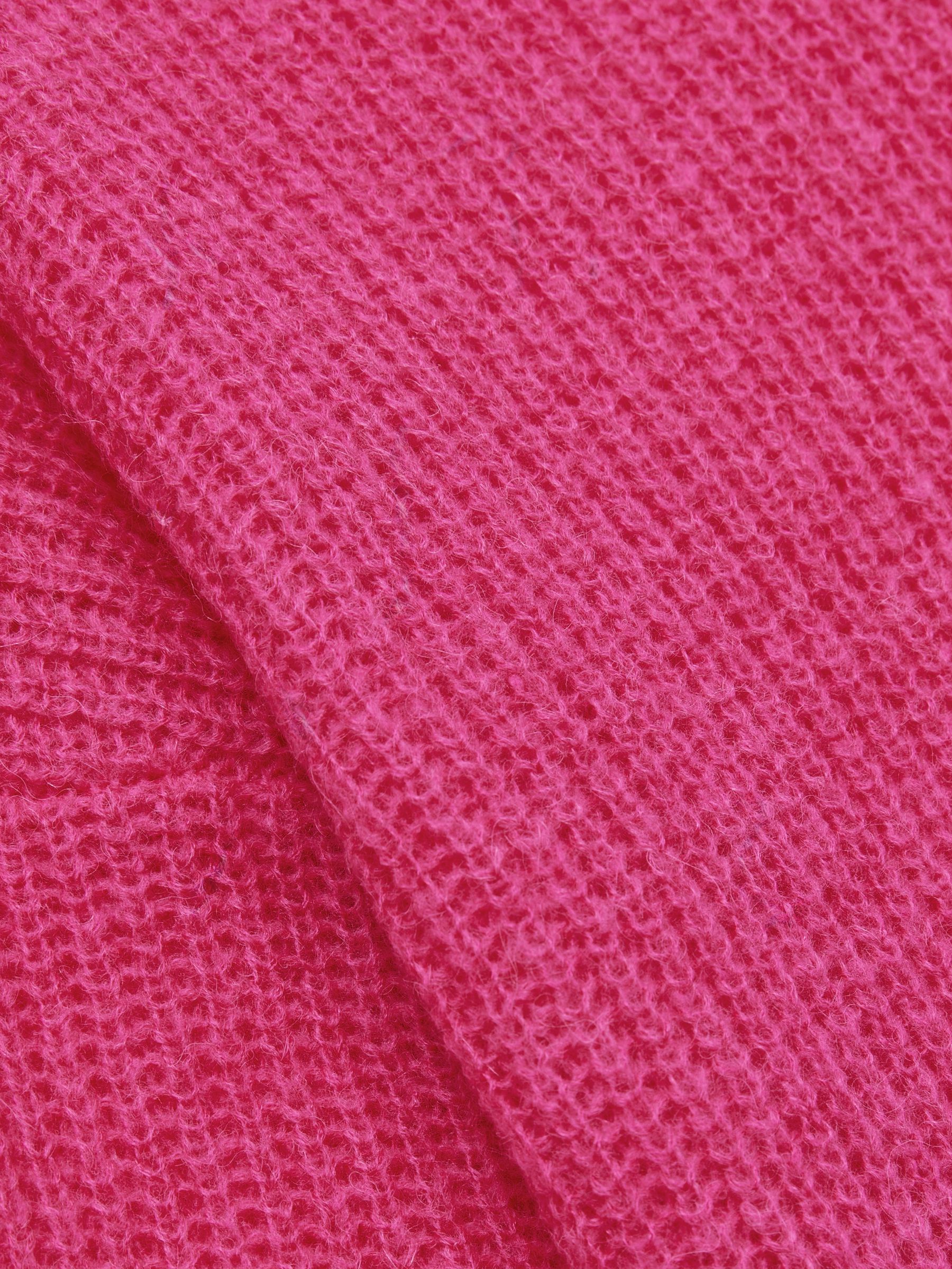 4-9 yrs Rib-Knit Jumper With Wool and Alpaca in Pink