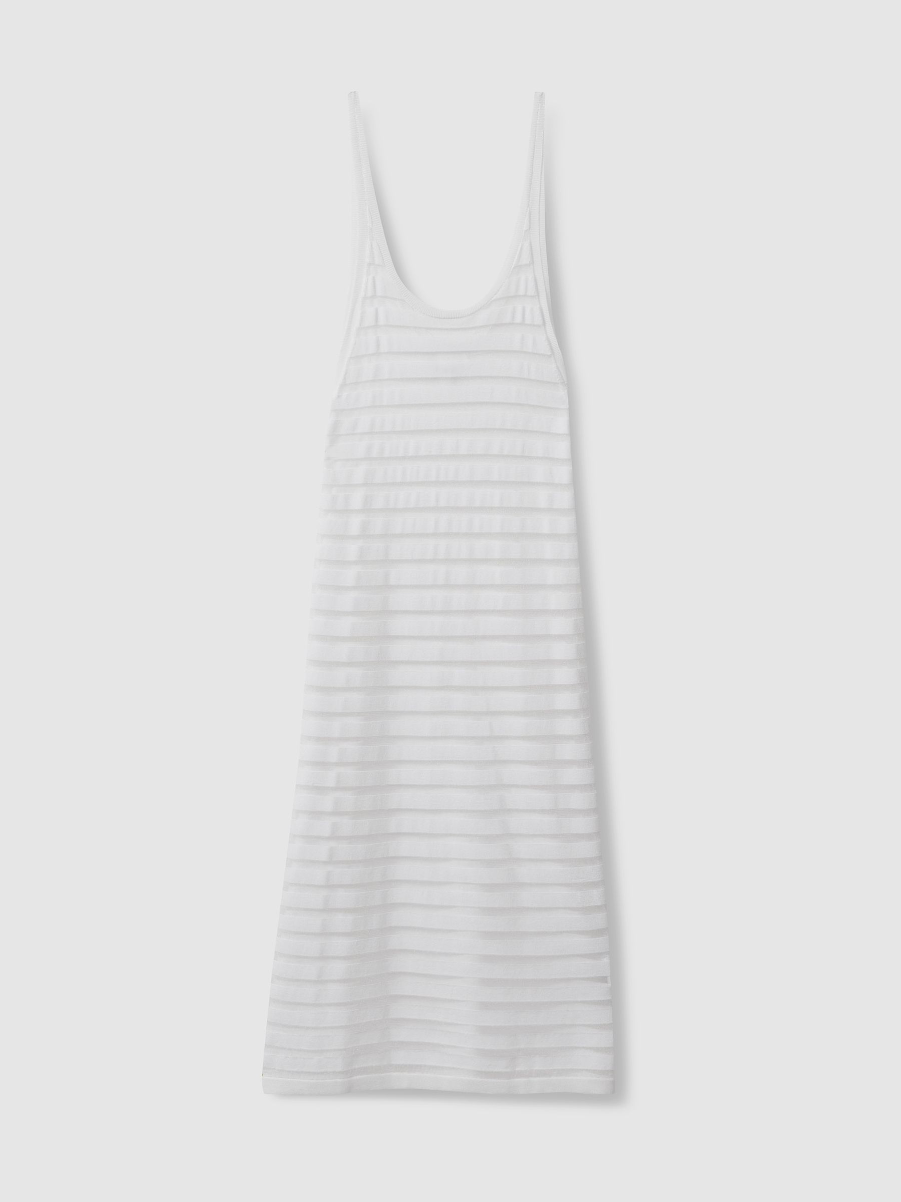 Calvin Klein Underwear Knitted Midi Dress in White