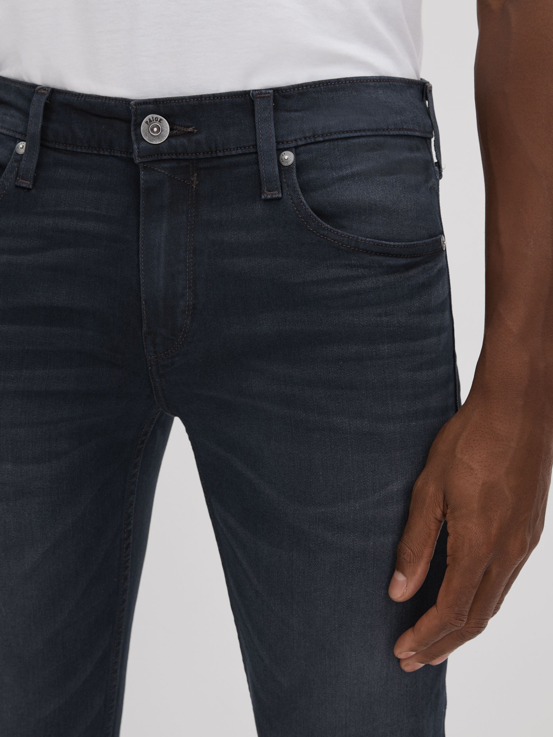 Paige High Stretch Super Skinny Jeans in Wheeler Blue