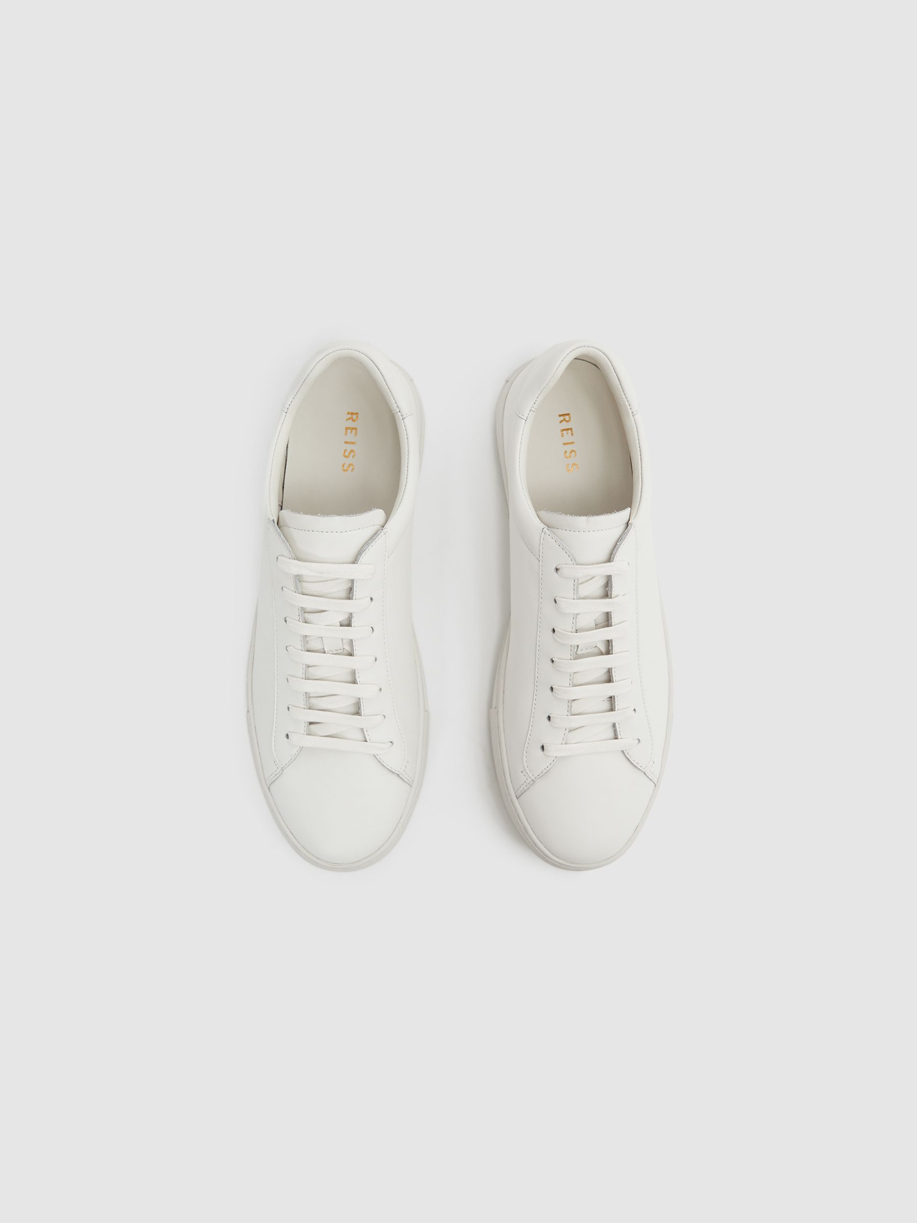 Leather Low-Top Trainers in White