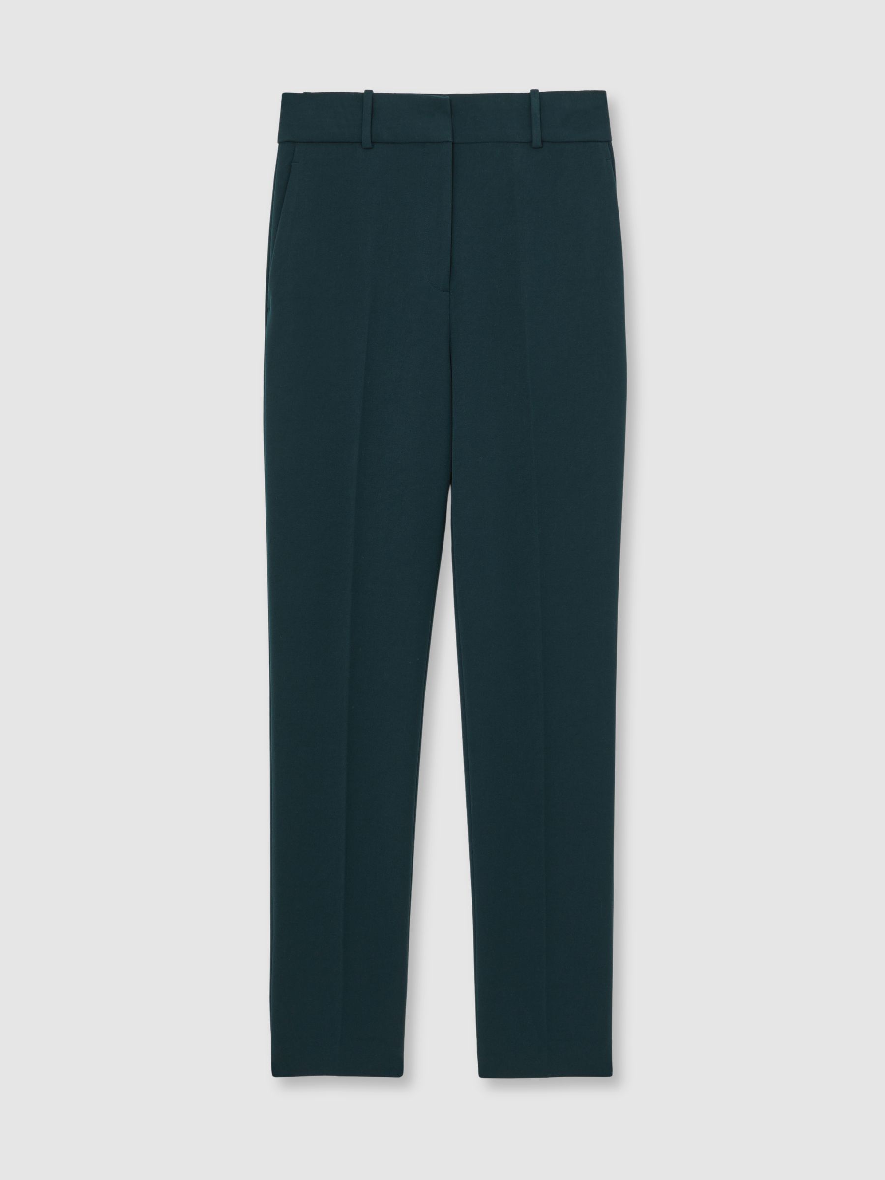 Slim Fit Suit Trousers in Teal