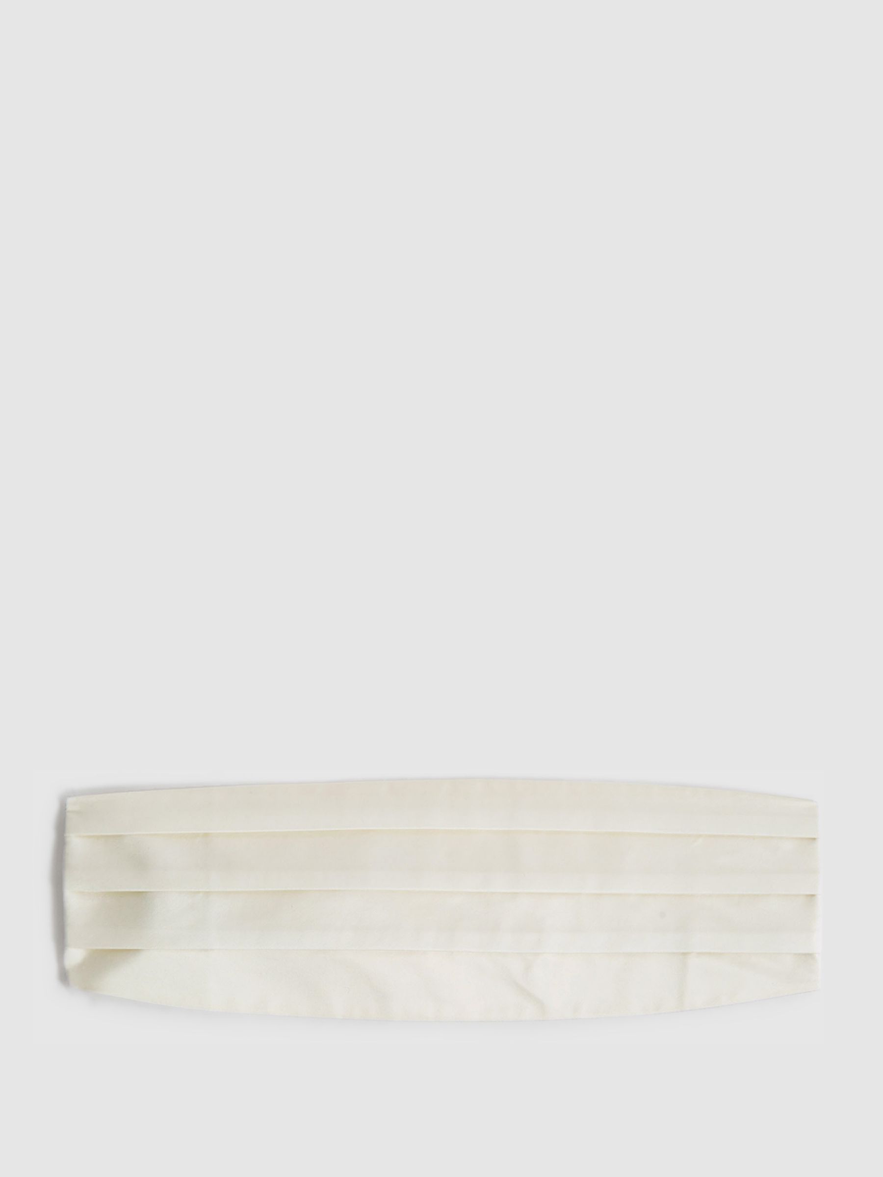 Silk Cummerbund in Ivory
