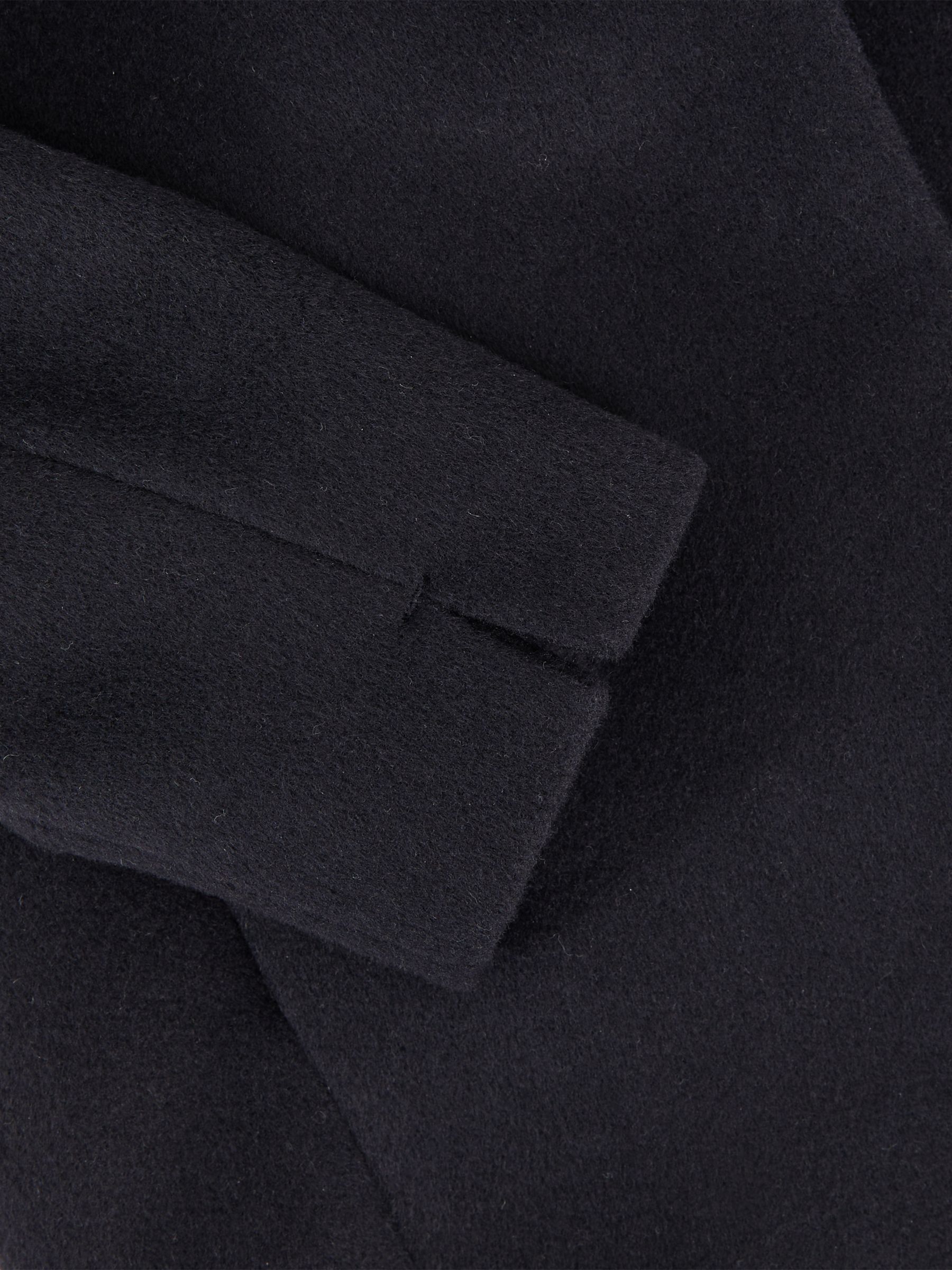 3-9 yrs Wool-Blend Funnel-Neck Coat in Navy