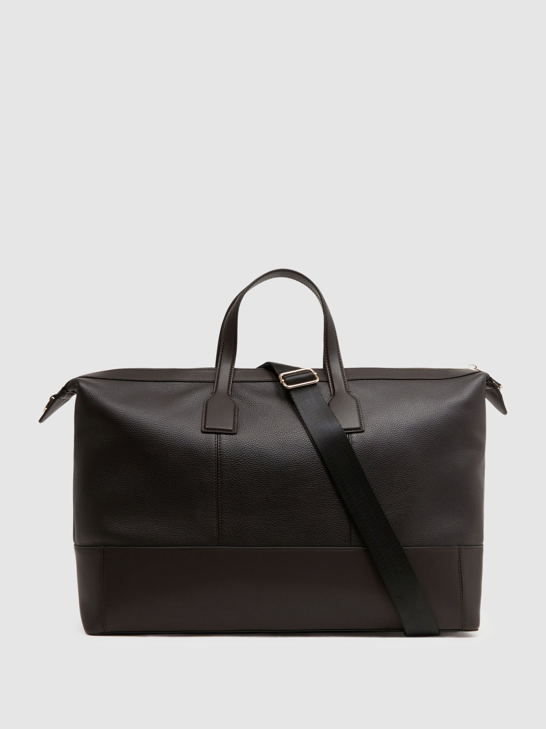 Leather Holdall in Chocolate