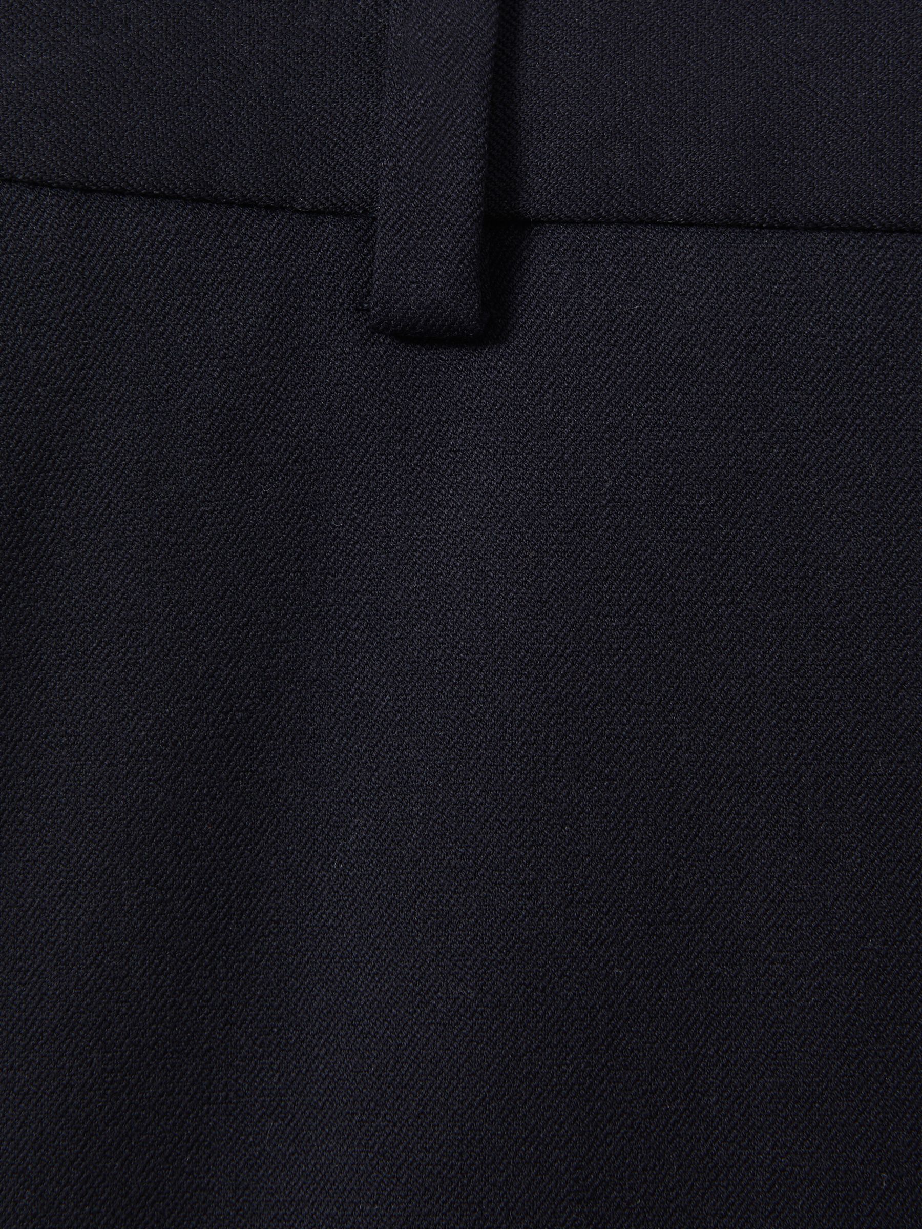 Slim Fit Tailored Trousers in Navy