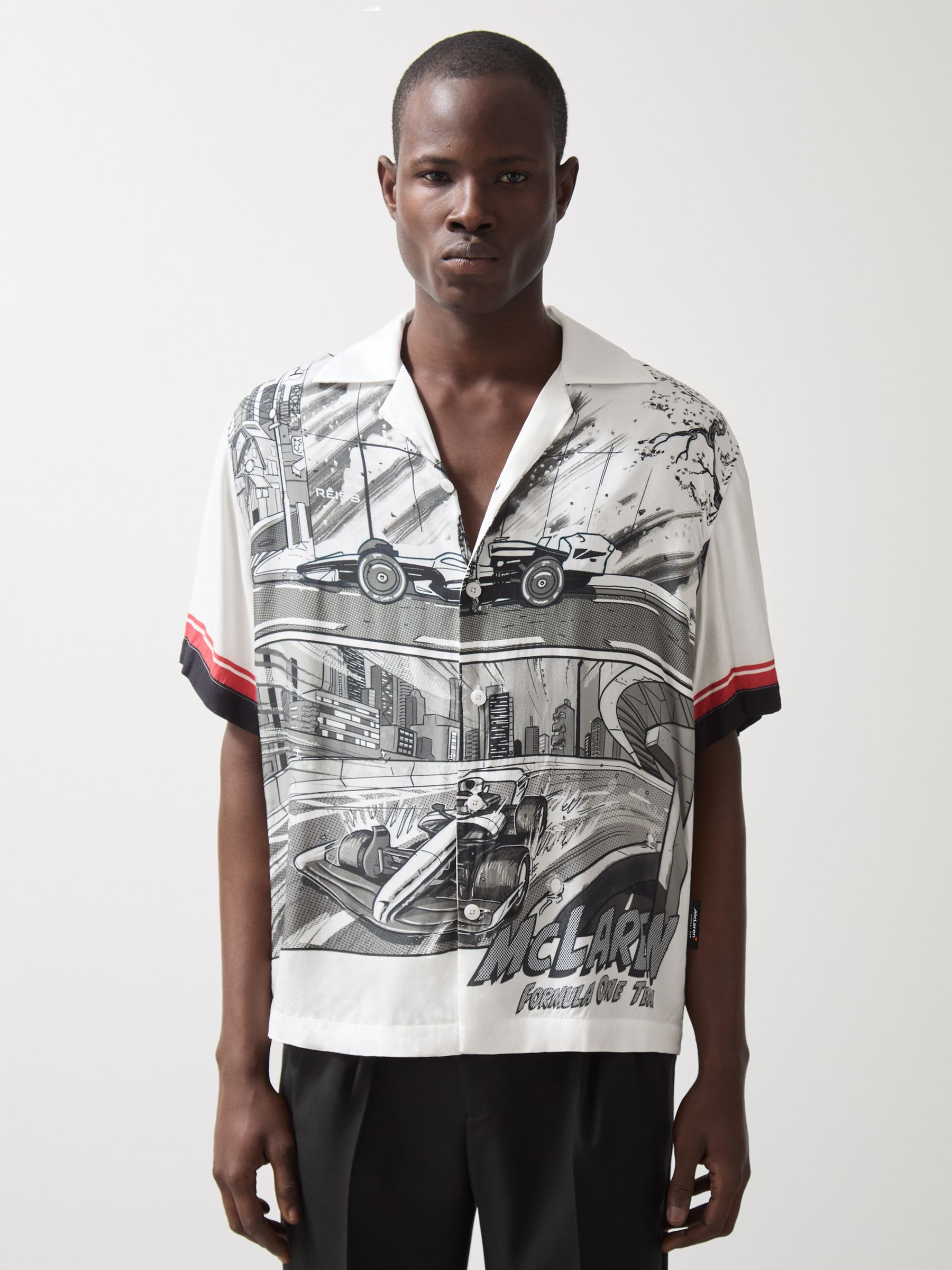 McLaren F1 Team Suzuka GP Shirt in Black/White