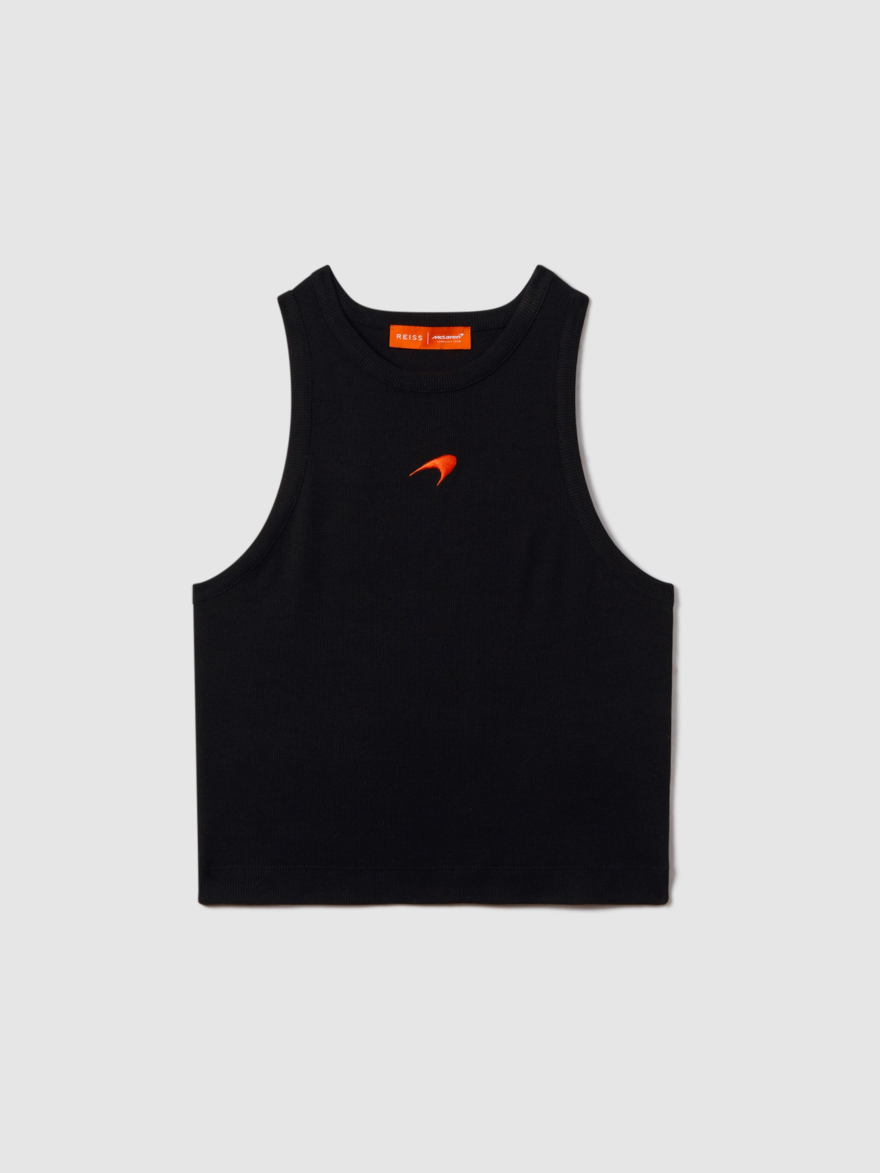 McLaren F1 Team Cotton Logo Vest in Black