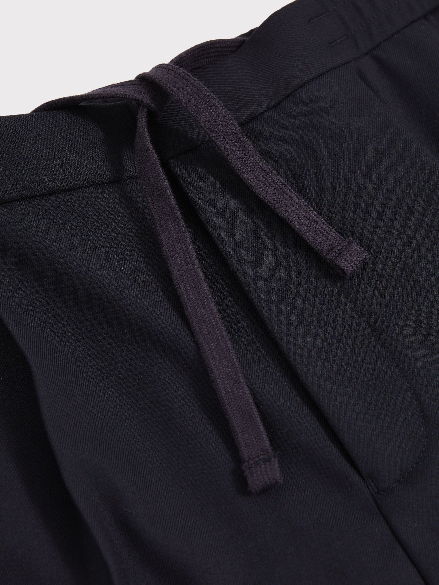 Relaxed Drawstring Shorts in Navy