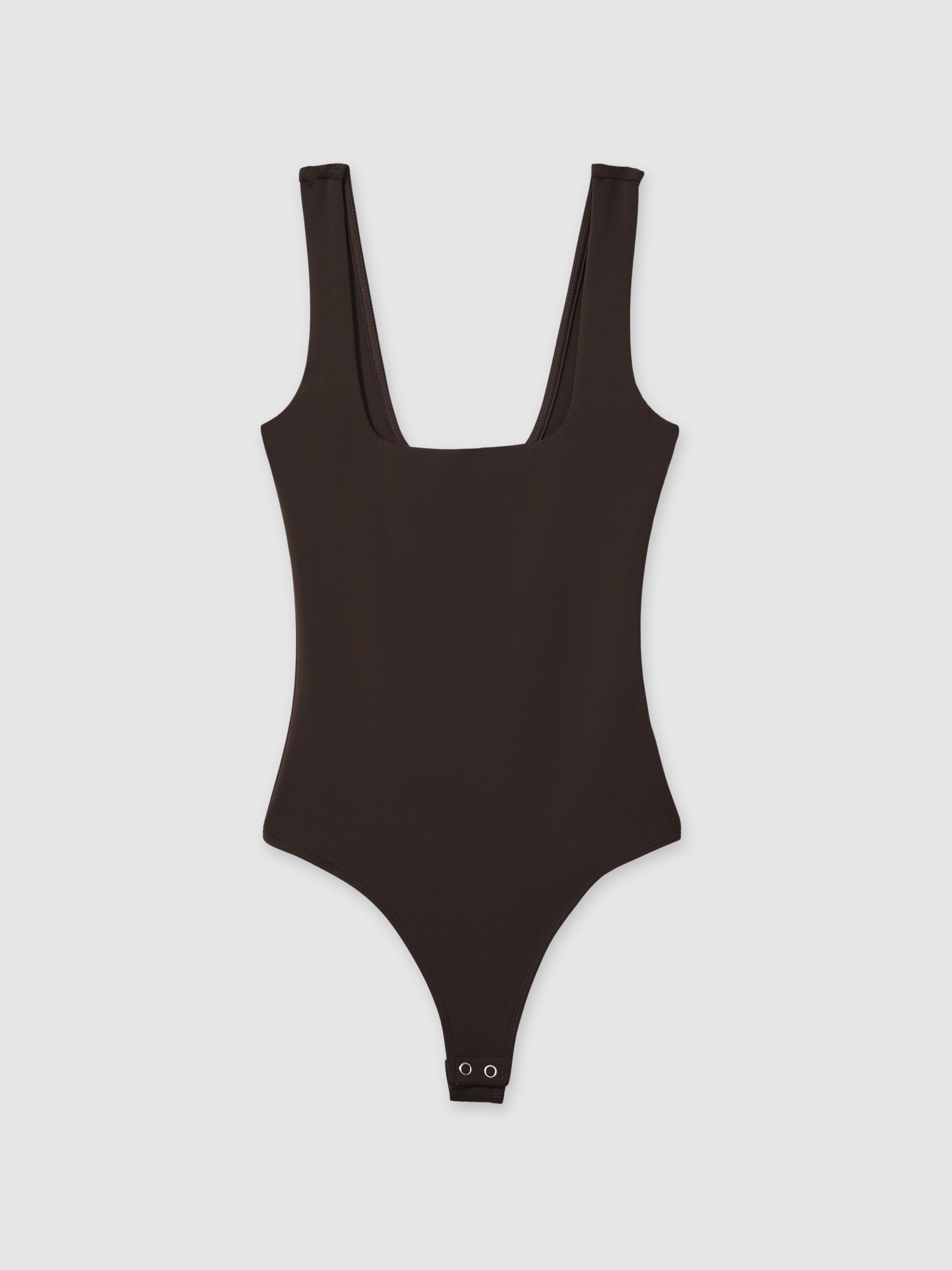 Good American Scuba Tank Bodysuit in Black/Brown